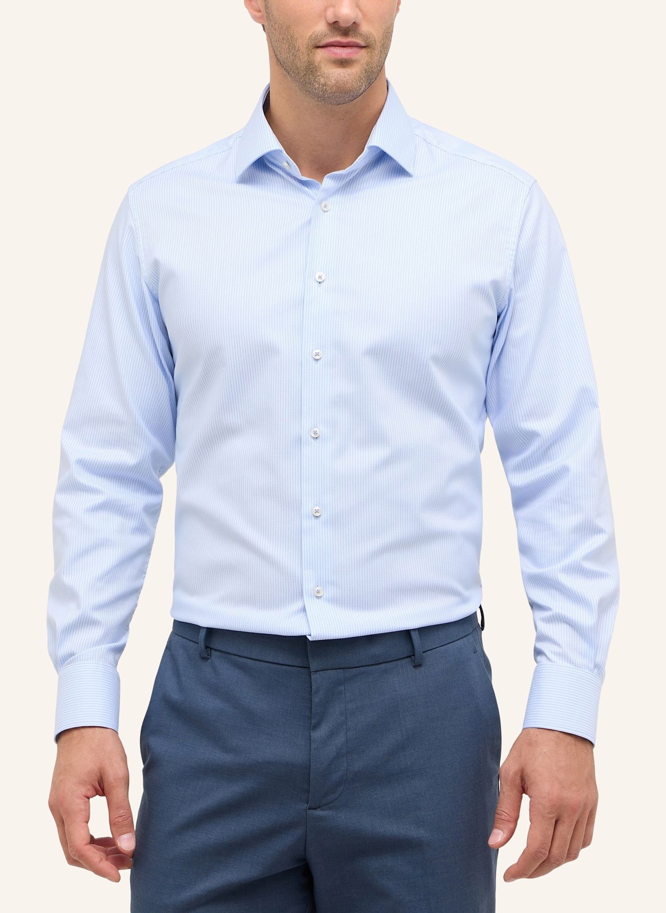 ETERNA Hemd MODERN FIT: HELLBLAU