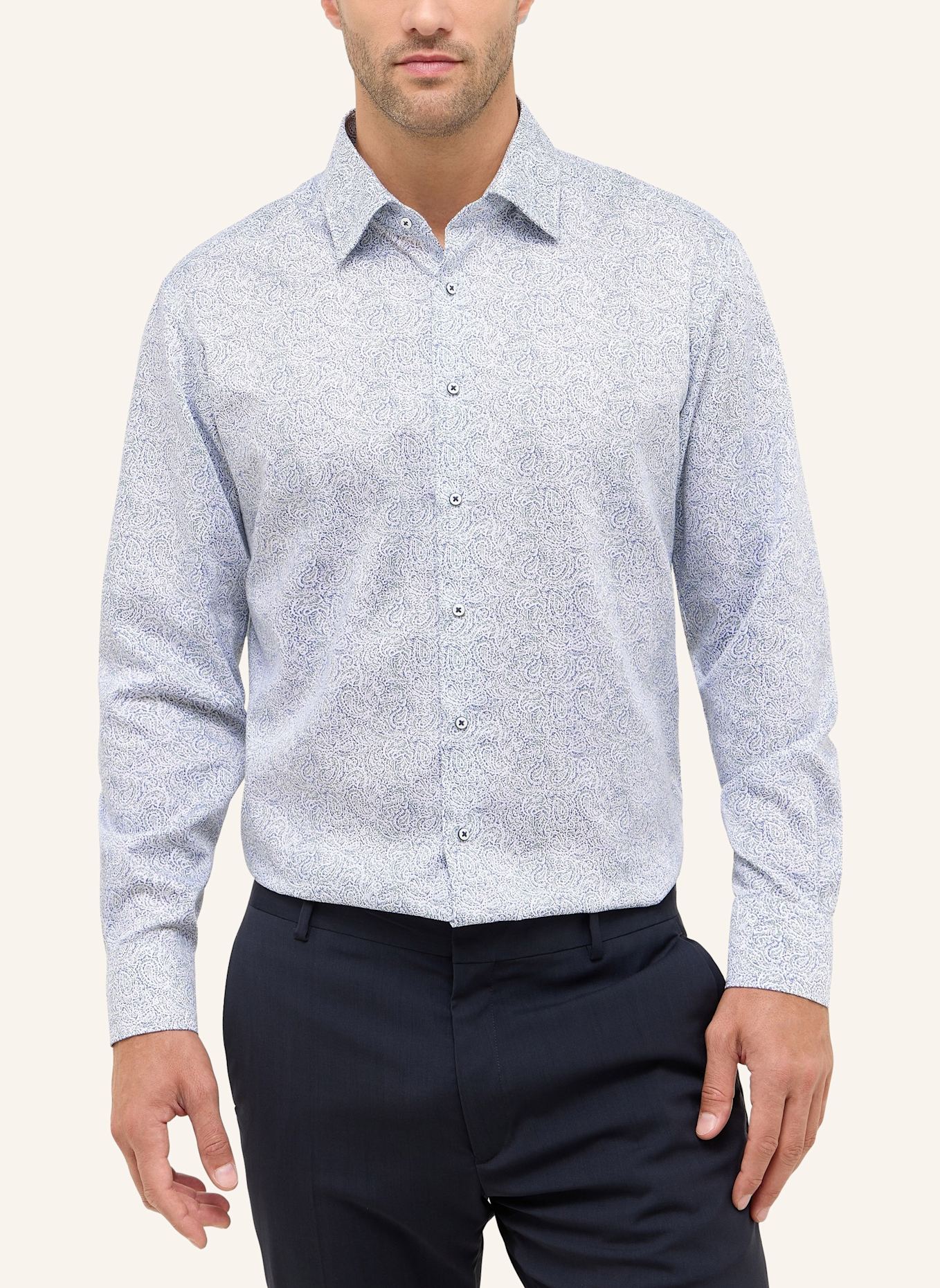 ETERNA Hemd Modern Fit: BLAU