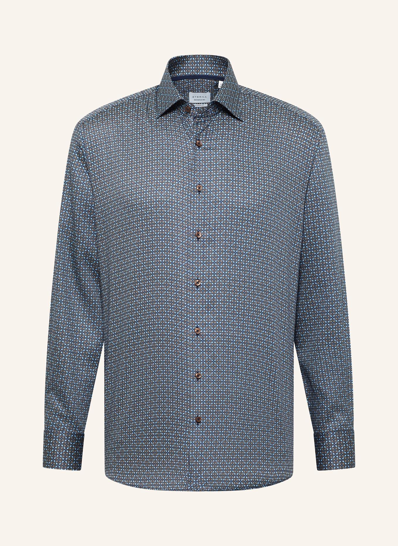 ETERNA Hemd MODERN FIT: BRAUN
