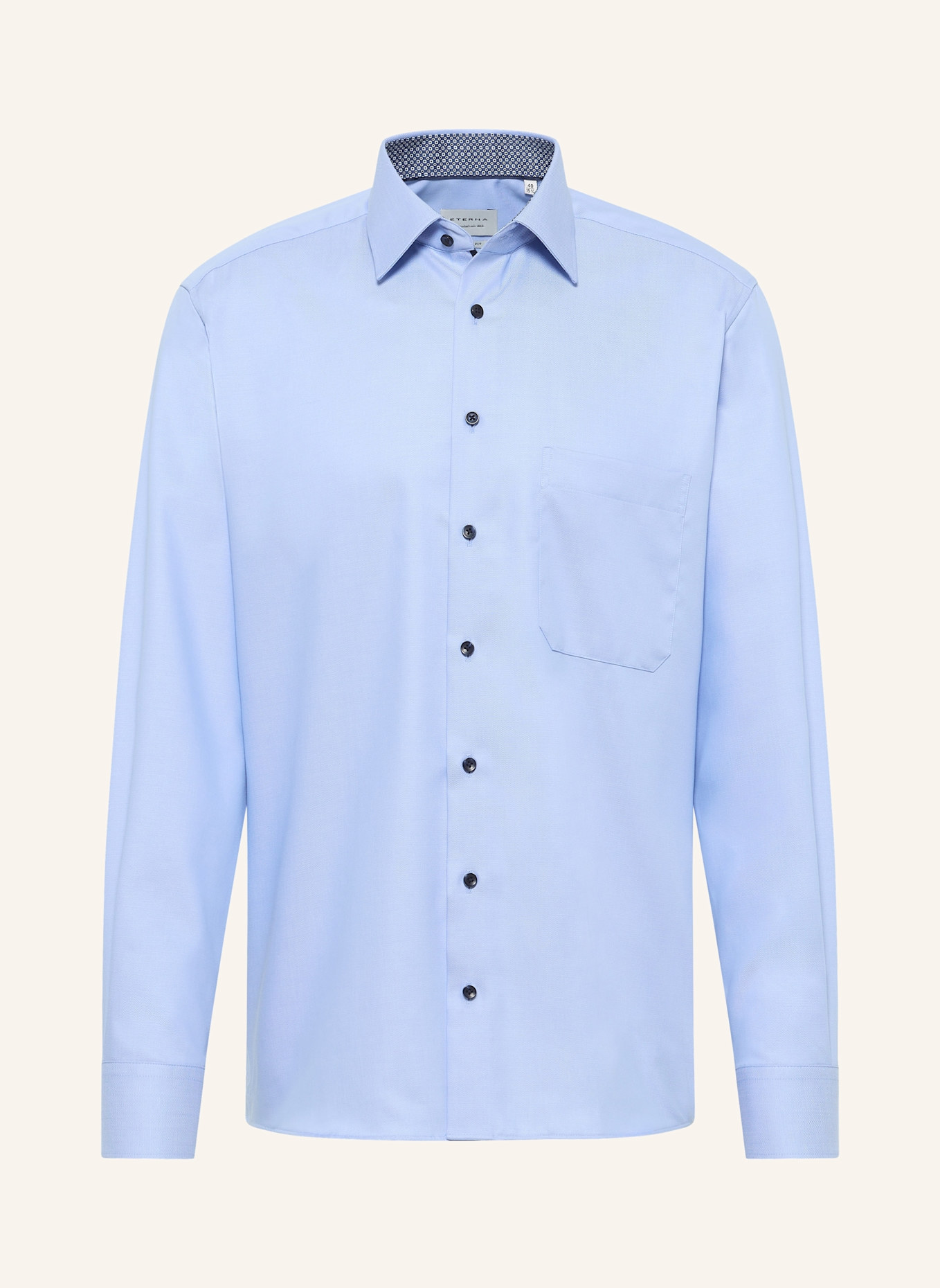 ETERNA Hemd Comfort Fit: HELLBLAU