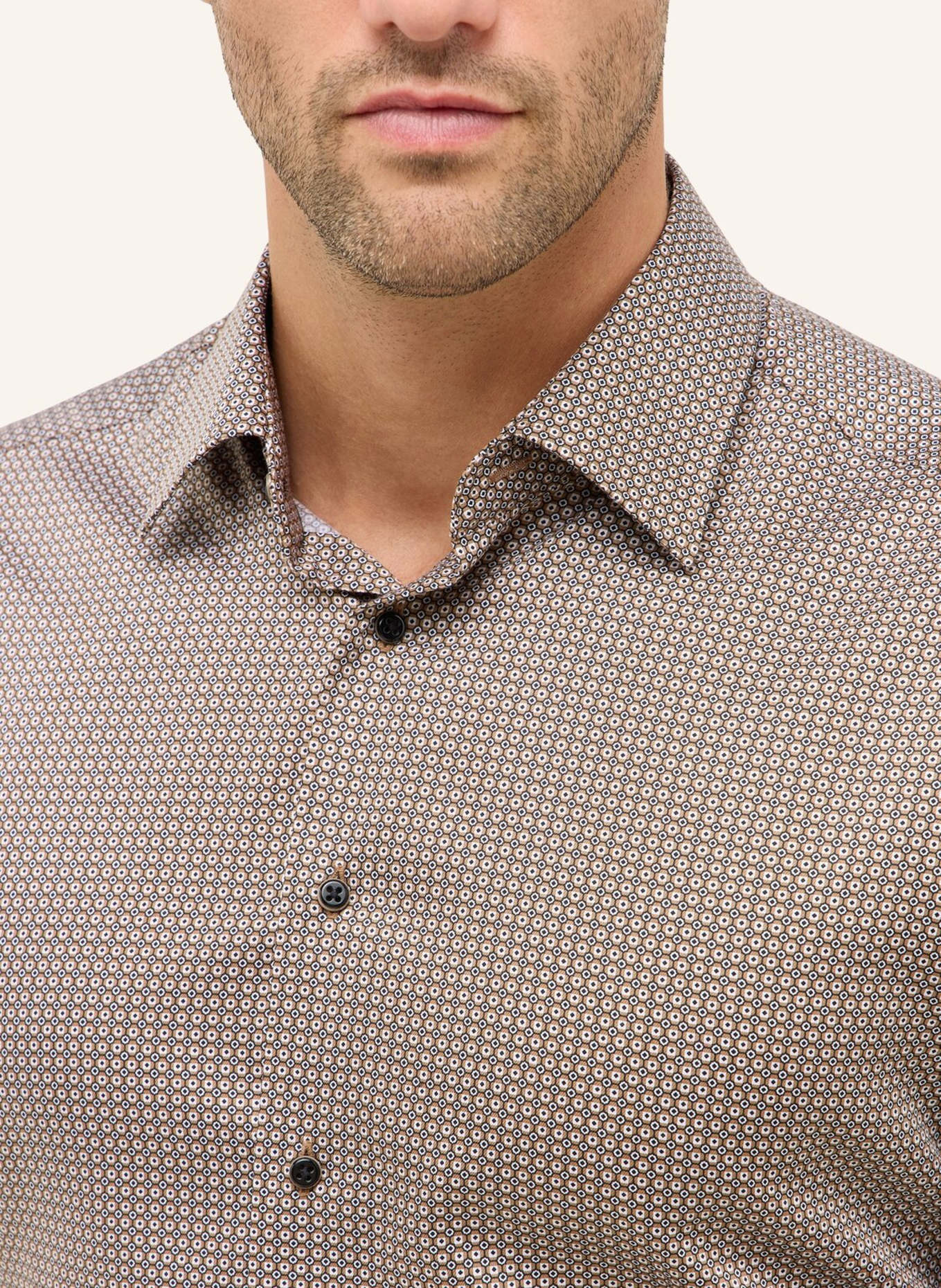 ETERNA Hemd MODERN FIT: BRAUN