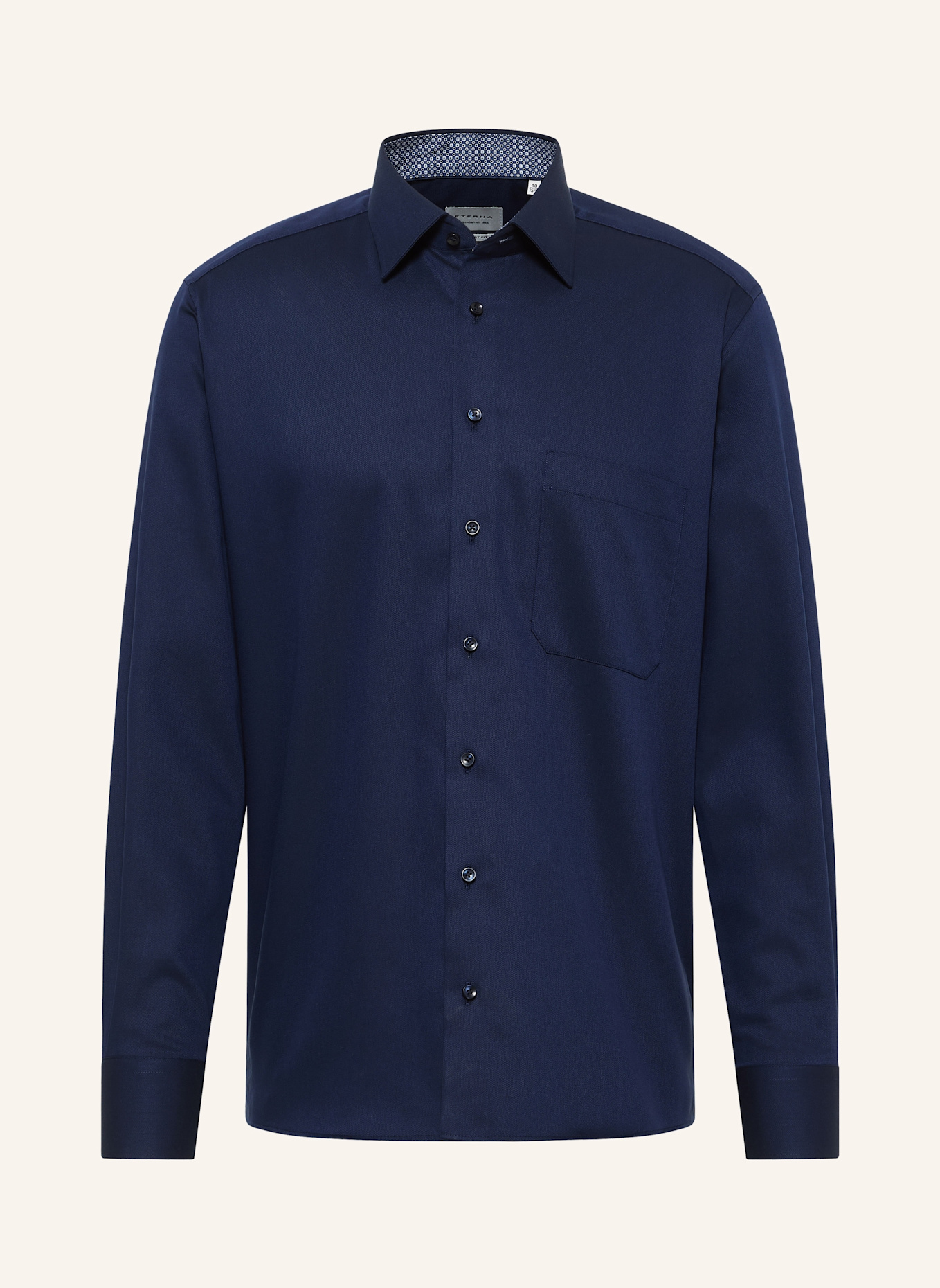 ETERNA Hemd Comfort Fit: DUNKELBLAU