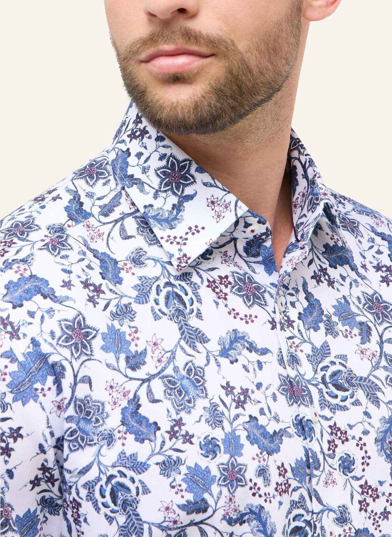 ETERNA Hemd Comfort Fit: BLAU