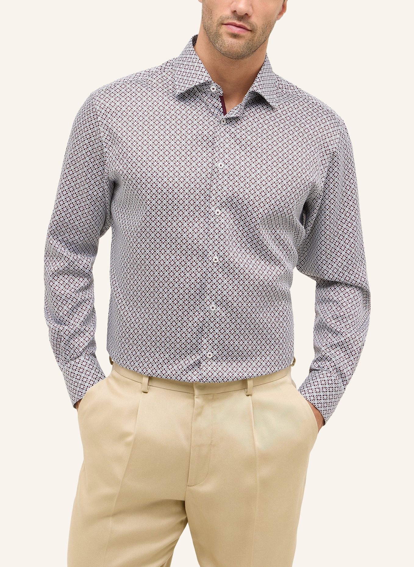 ETERNA Hemd MODERN FIT: ROT