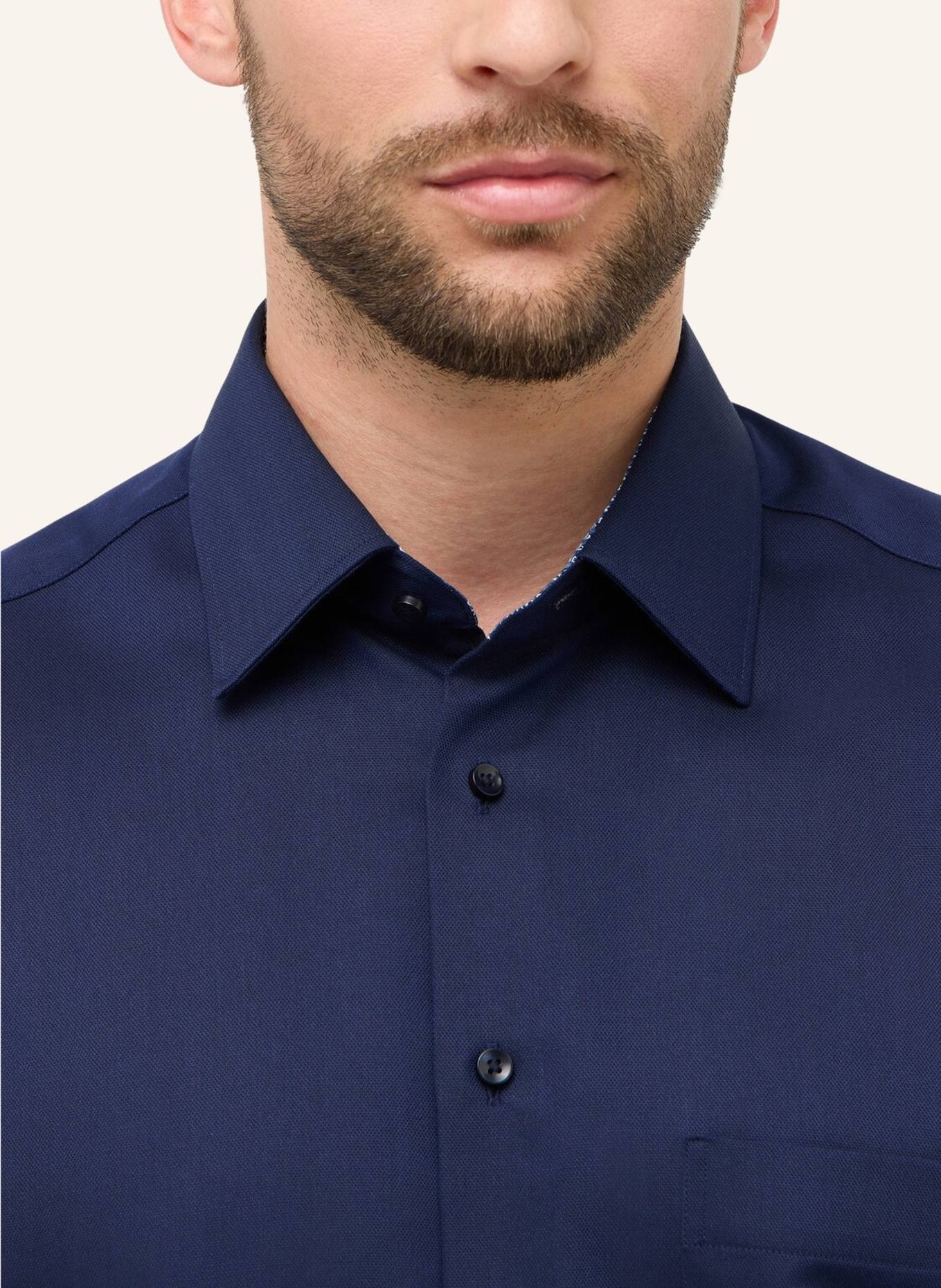 ETERNA Hemd Comfort Fit: DUNKELBLAU