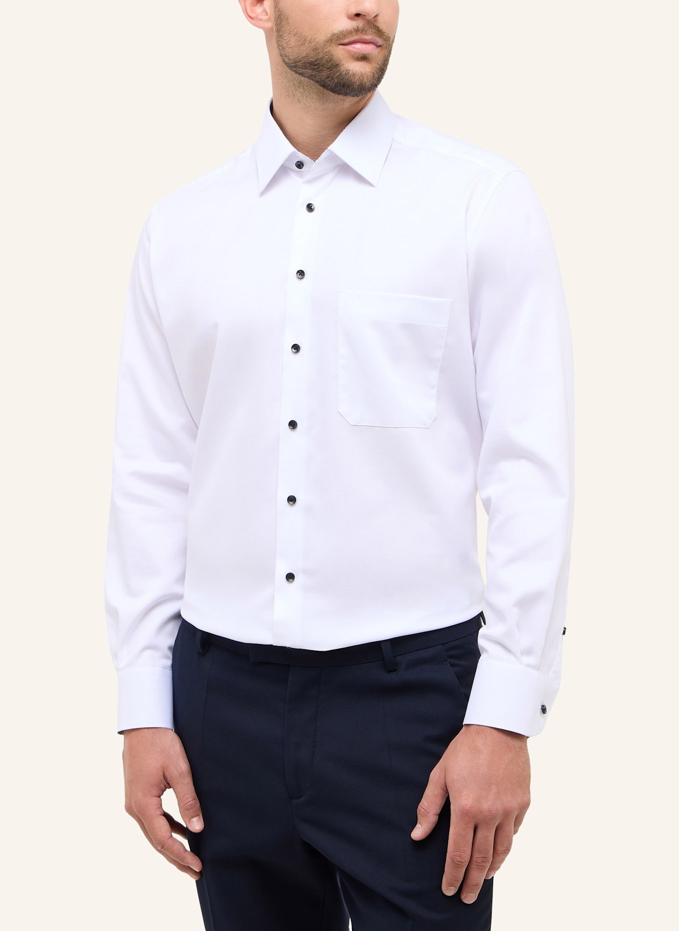 ETERNA Hemd Comfort Fit: WEISS