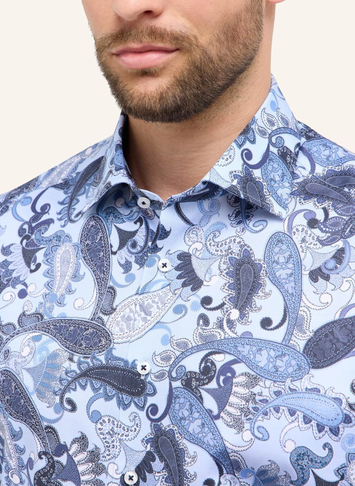 ETERNA Hemd COMFORT FIT: BLAU