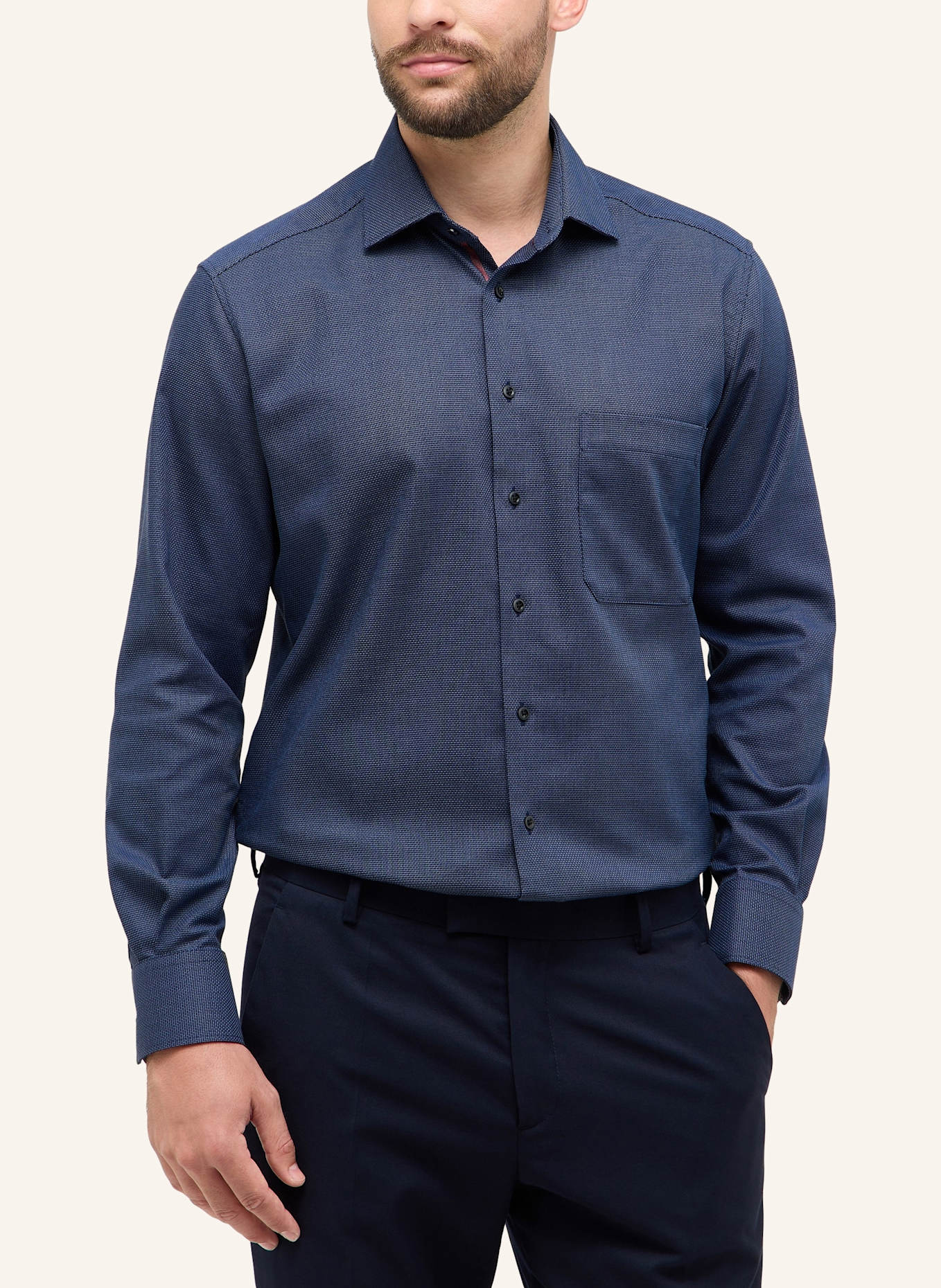 ETERNA Hemd COMFORT FIT: DUNKELBLAU