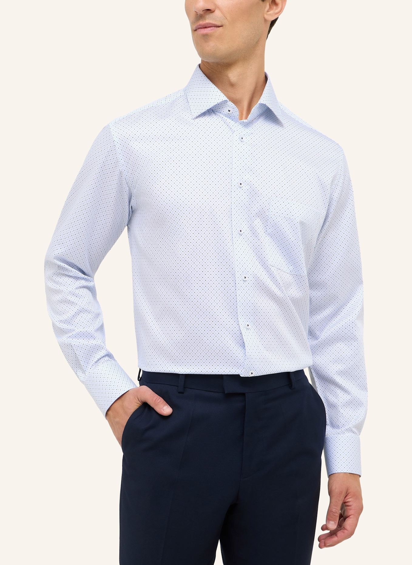 ETERNA Hemd Modern Fit: HELLBLAU