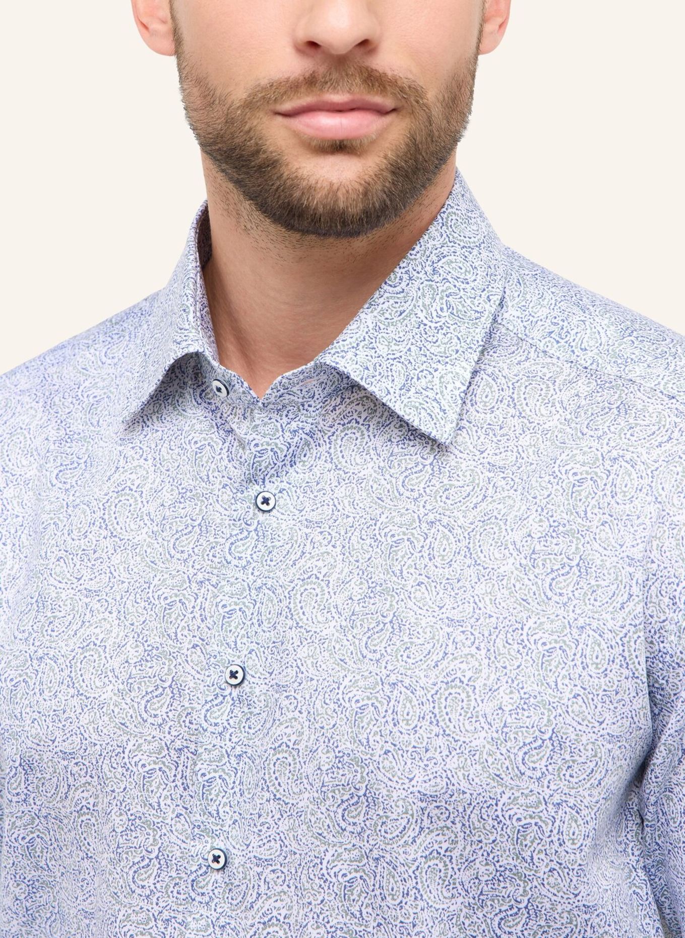 ETERNA Hemd COMFORT FIT: BLAU