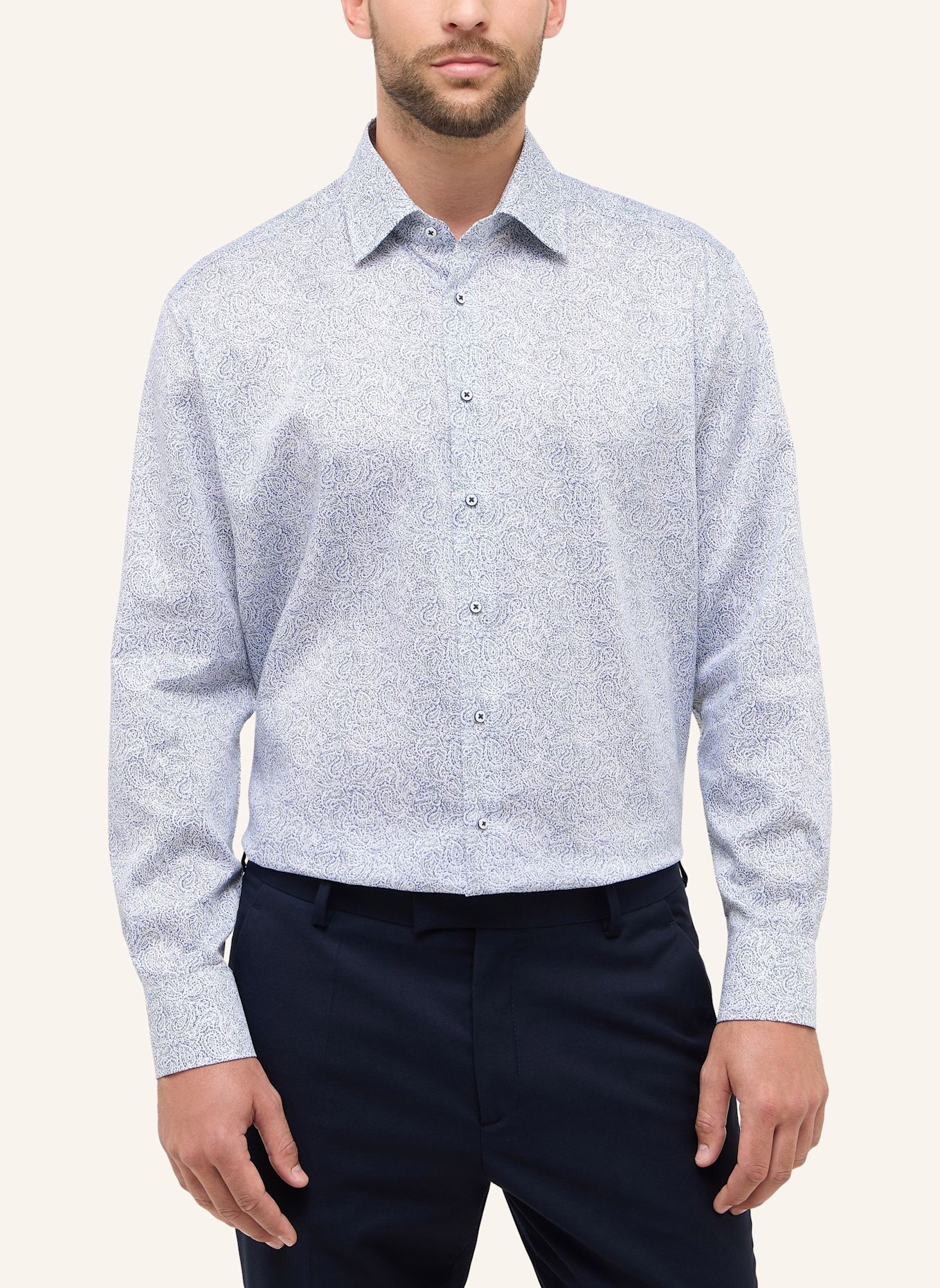 ETERNA Hemd COMFORT FIT: BLAU