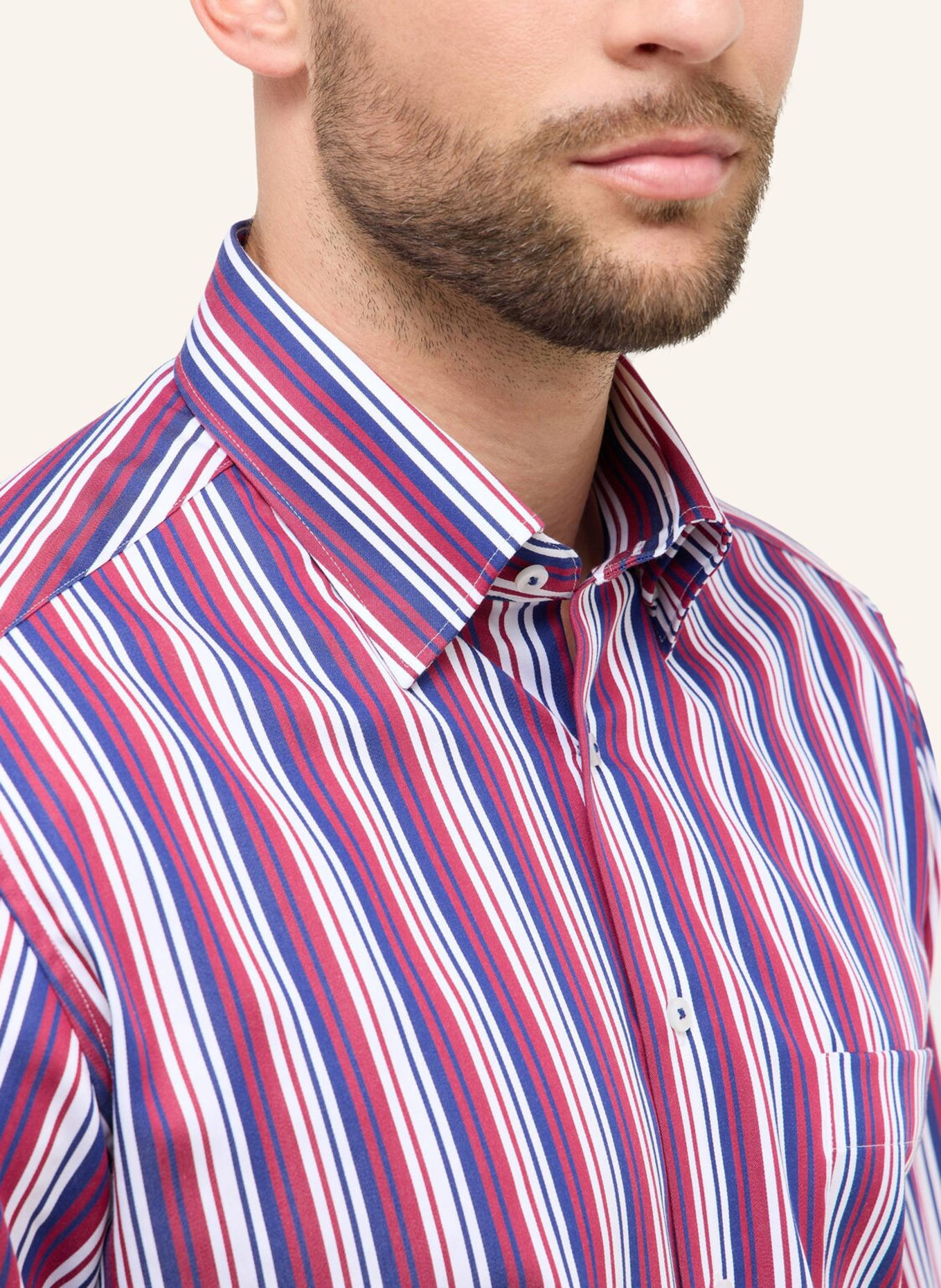 ETERNA Hemd COMFORT FIT: BLAUGRAU