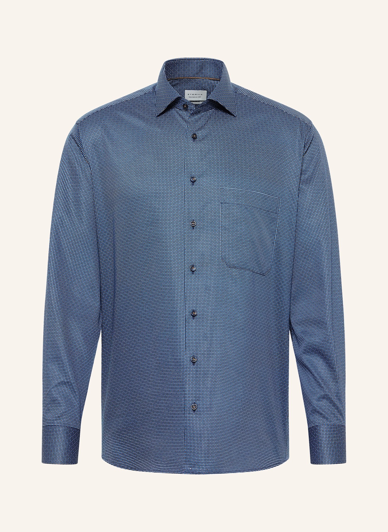 ETERNA Hemd COMFORT FIT: BLAUGRAU
