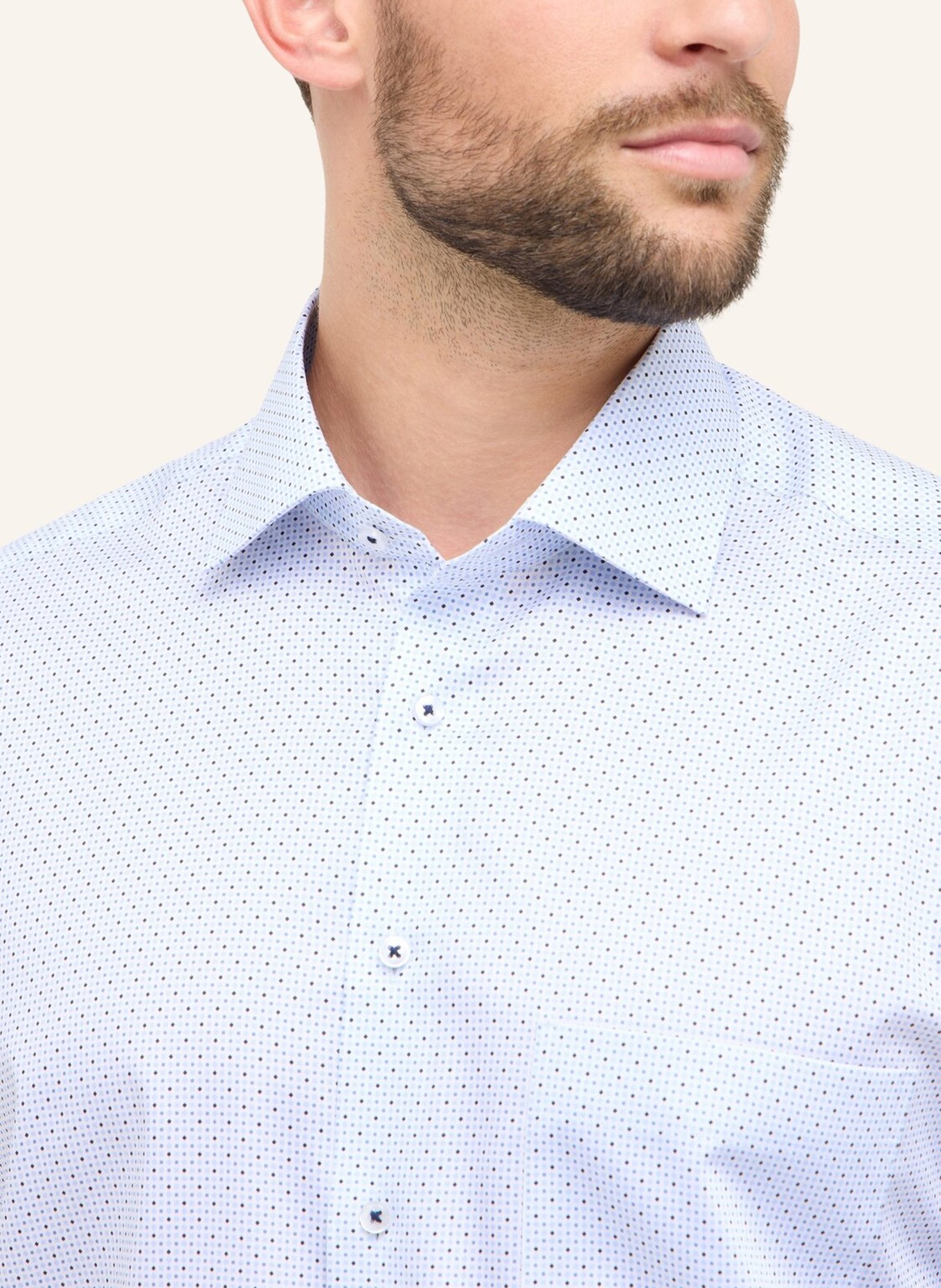 ETERNA Hemd COMFORT FIT: HELLBLAU