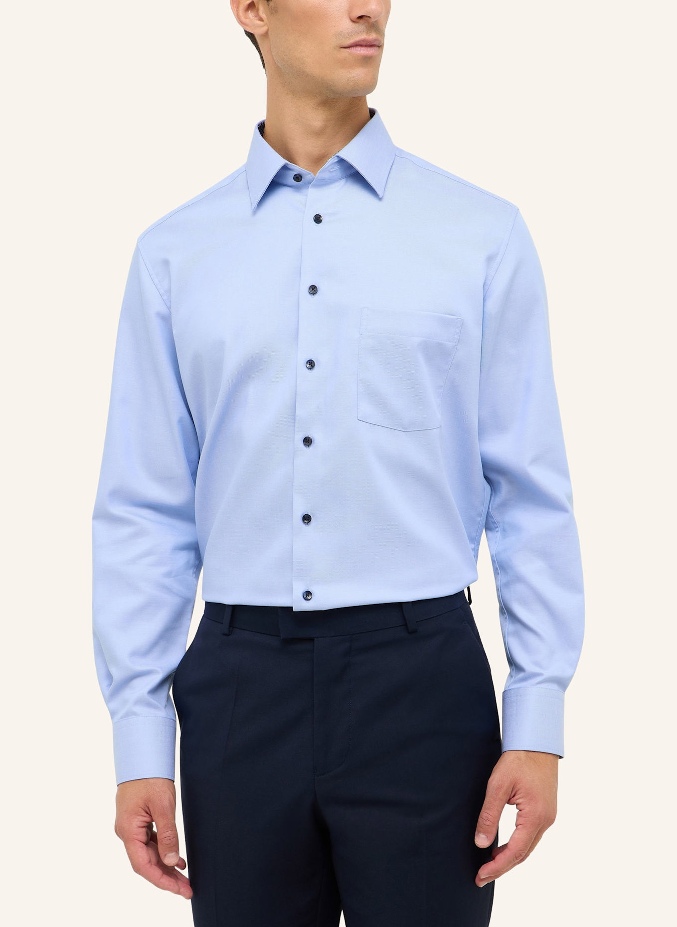 ETERNA Hemd Modern Fit: HELLBLAU