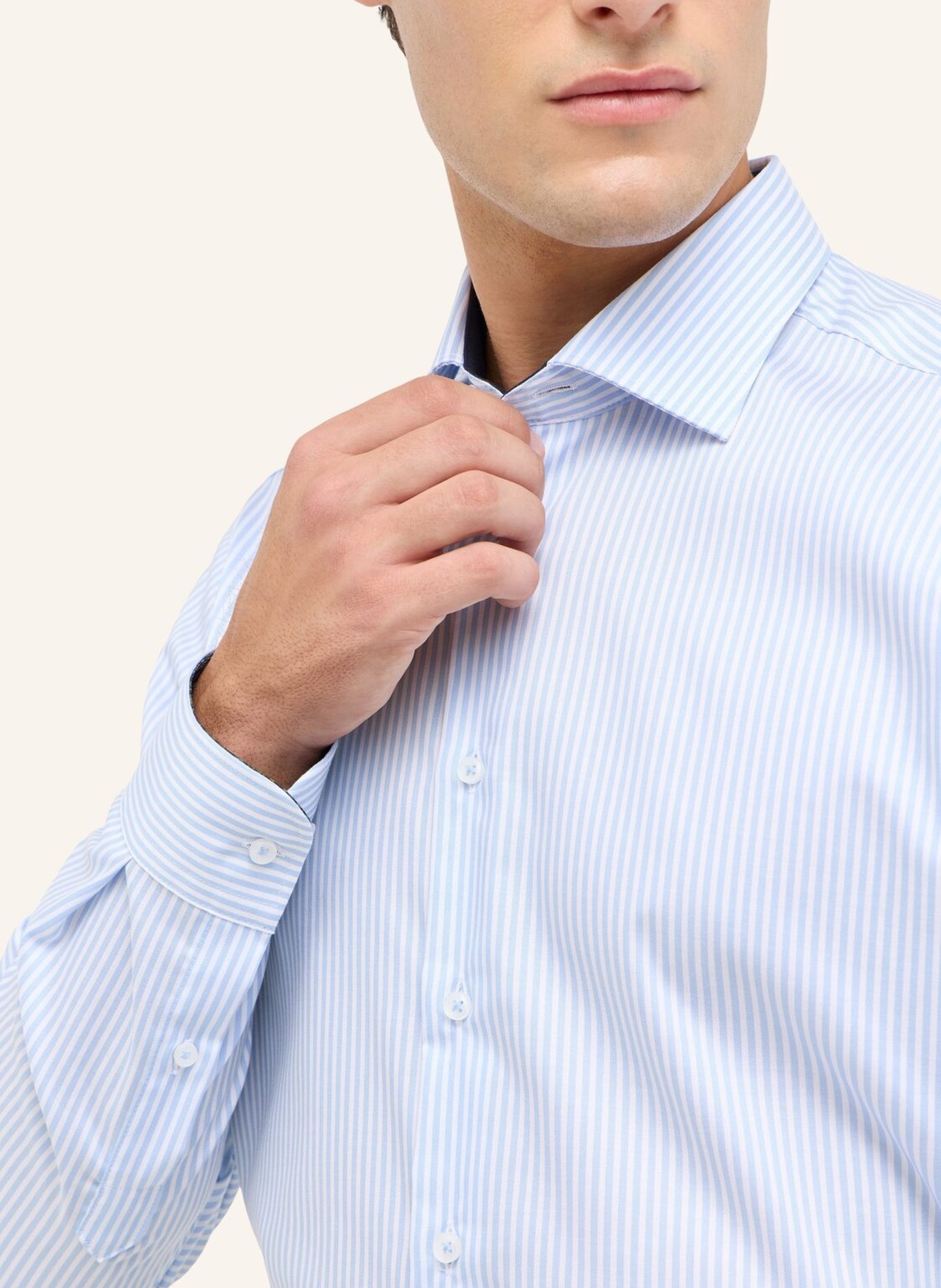 ETERNA Hemd SLIM FIT: BLAU