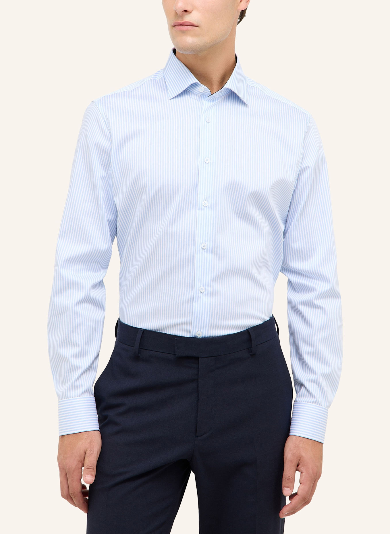 ETERNA Hemd SLIM FIT: BLAU