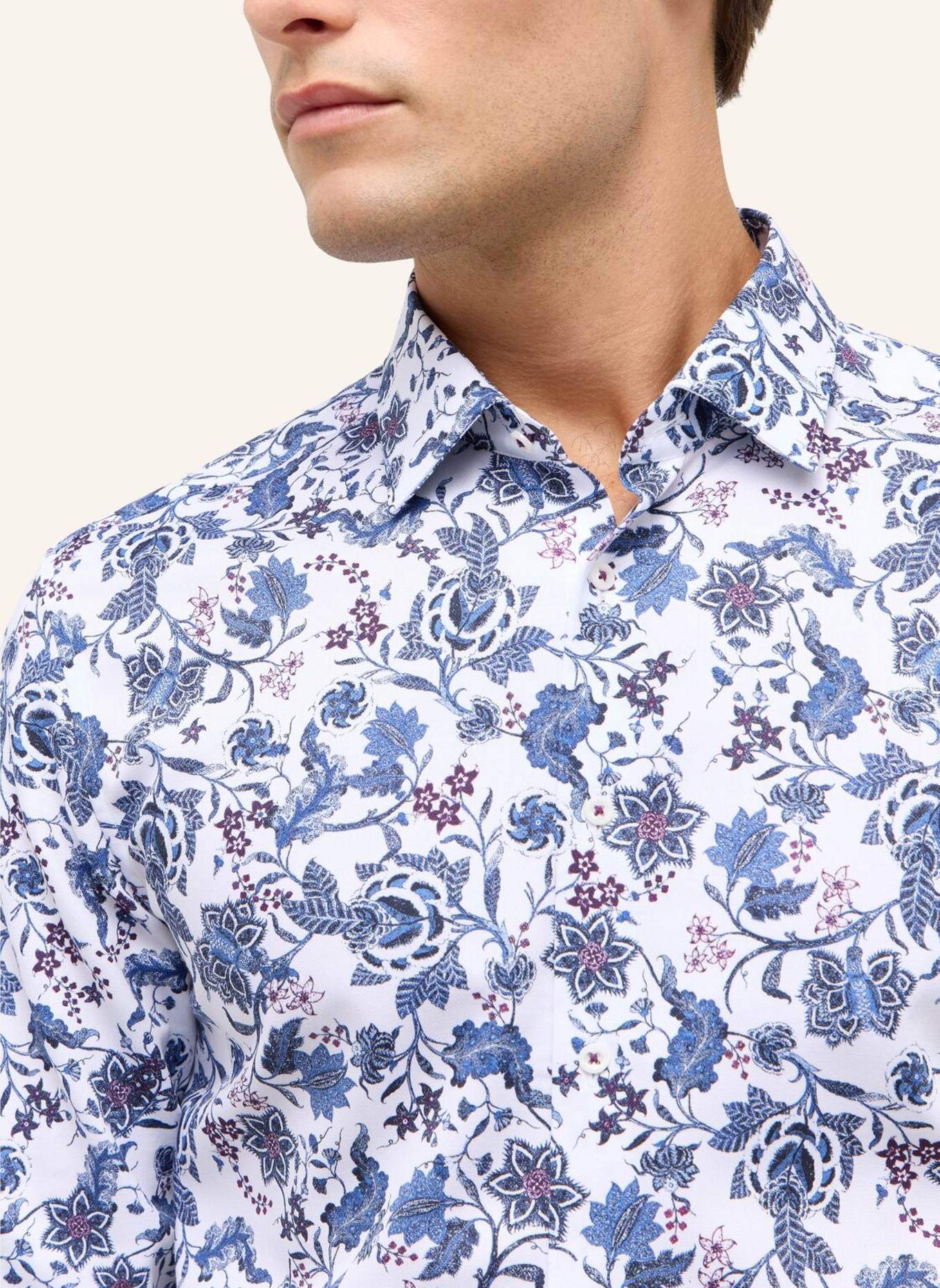 ETERNA Hemd SLIM FIT: BLAU