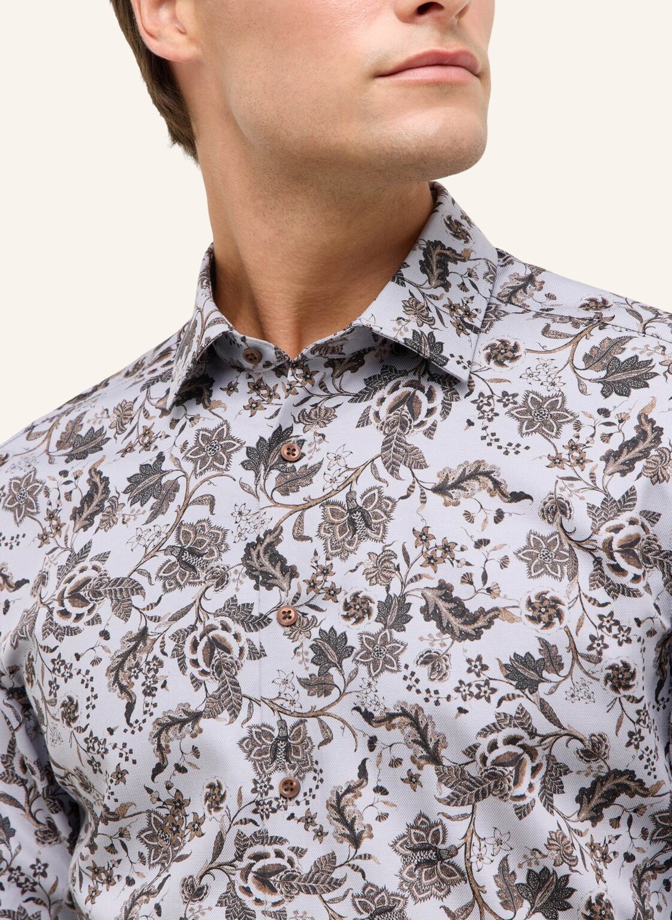 ETERNA Hemd SLIM FIT: SILBER