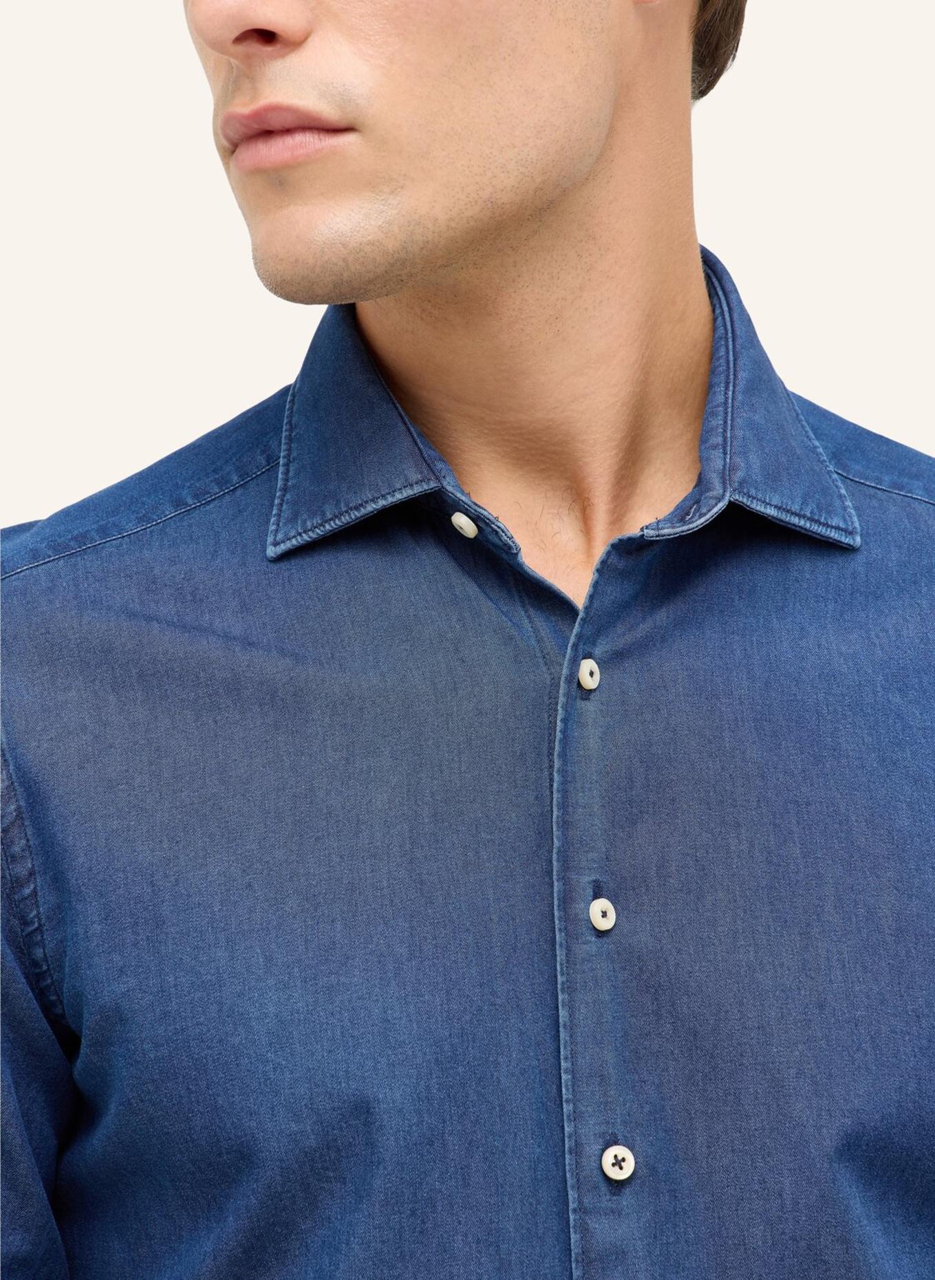 1863 by ETERNA Hemd SLIM FIT: BLAU