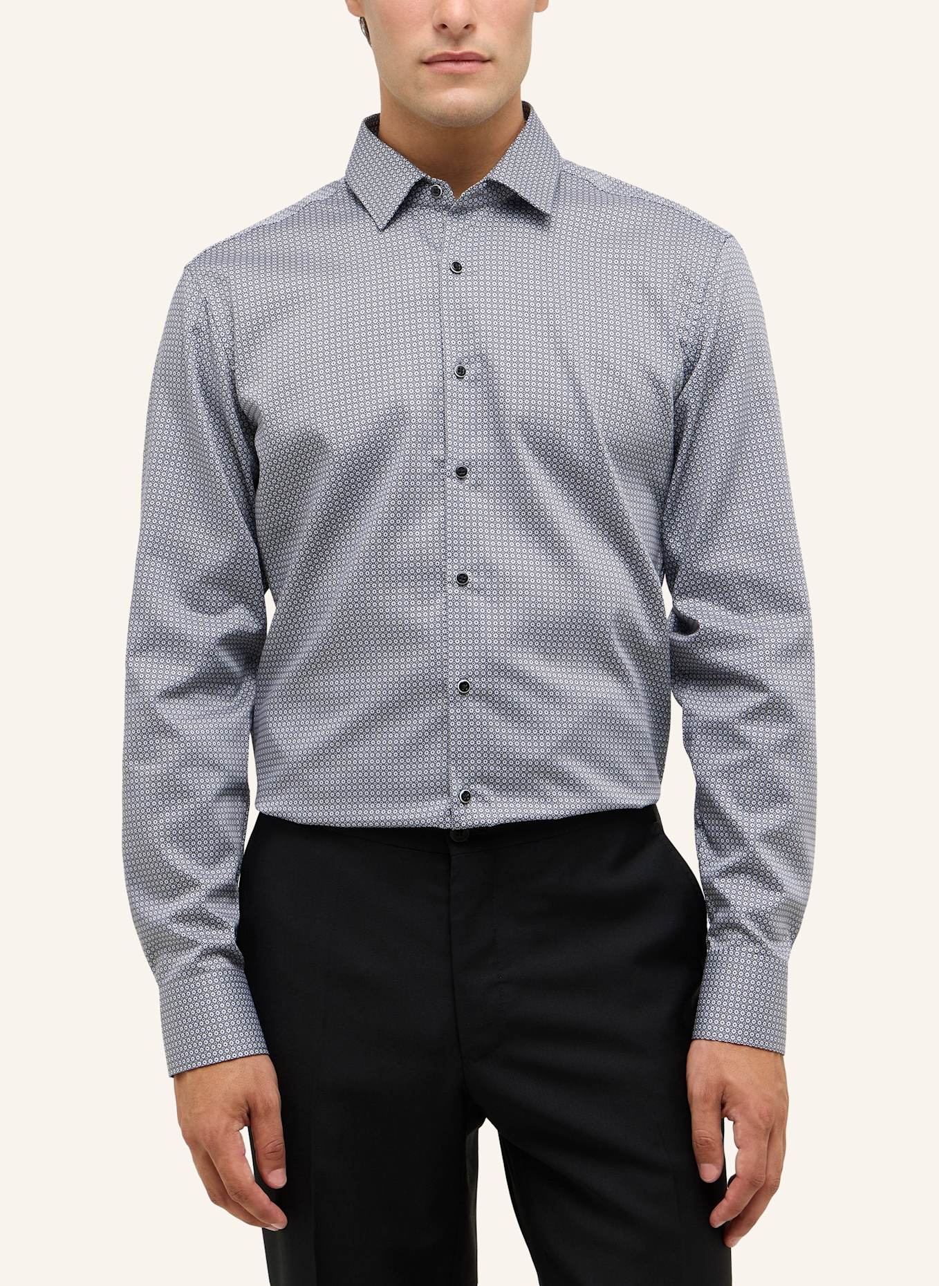 ETERNA Hemd SLIM FIT: GRAU