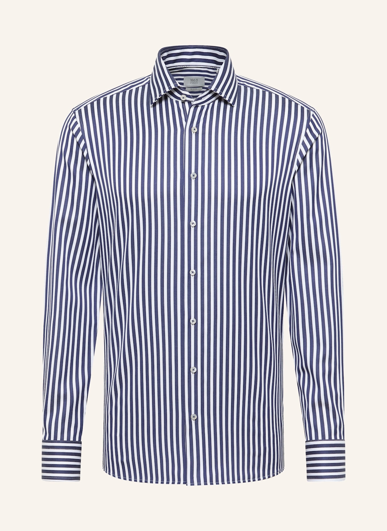 1863 by ETERNA Hemd SLIM FIT: DUNKELBLAU