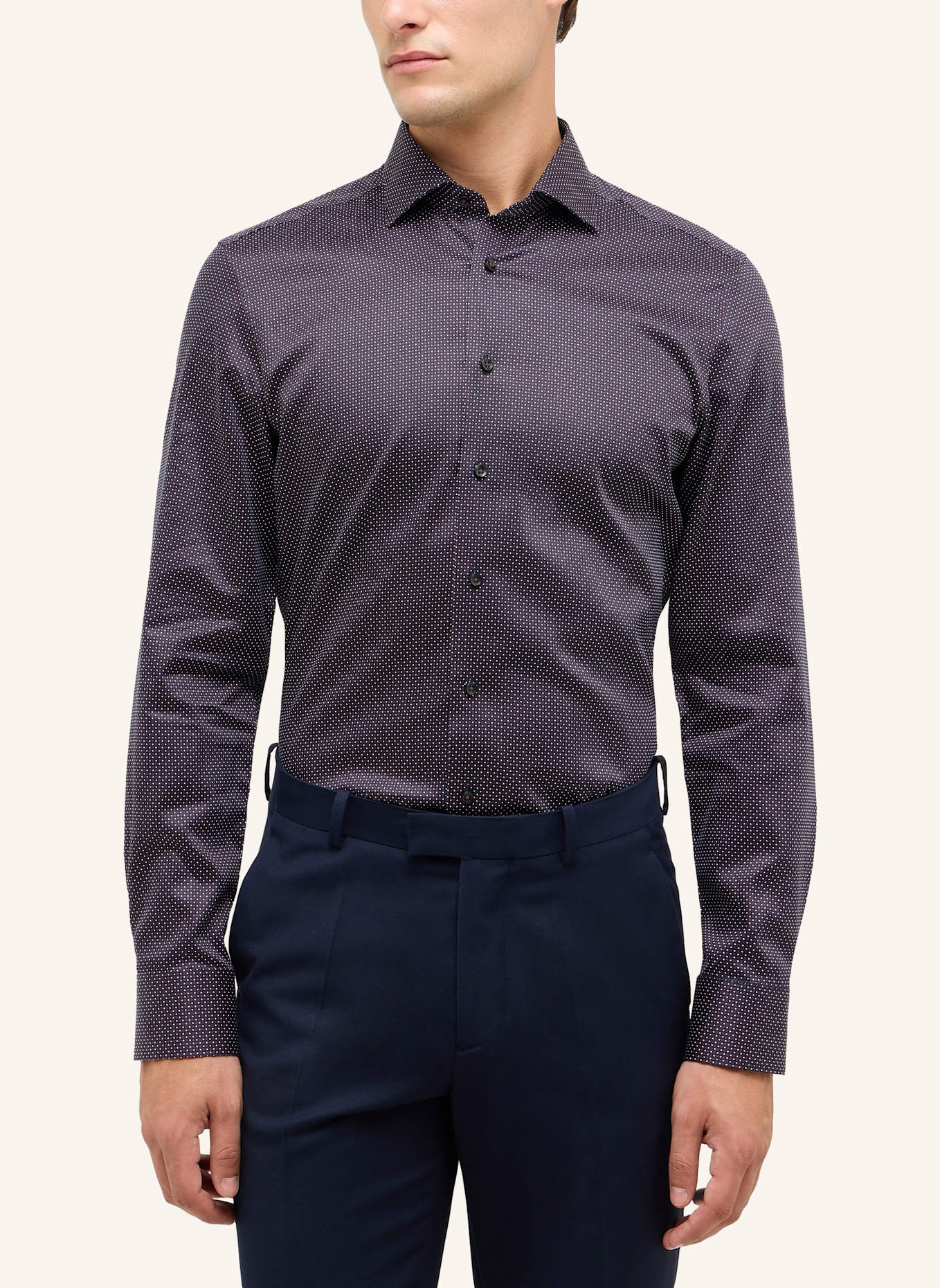 ETERNA Hemd SLIM FIT: ROT