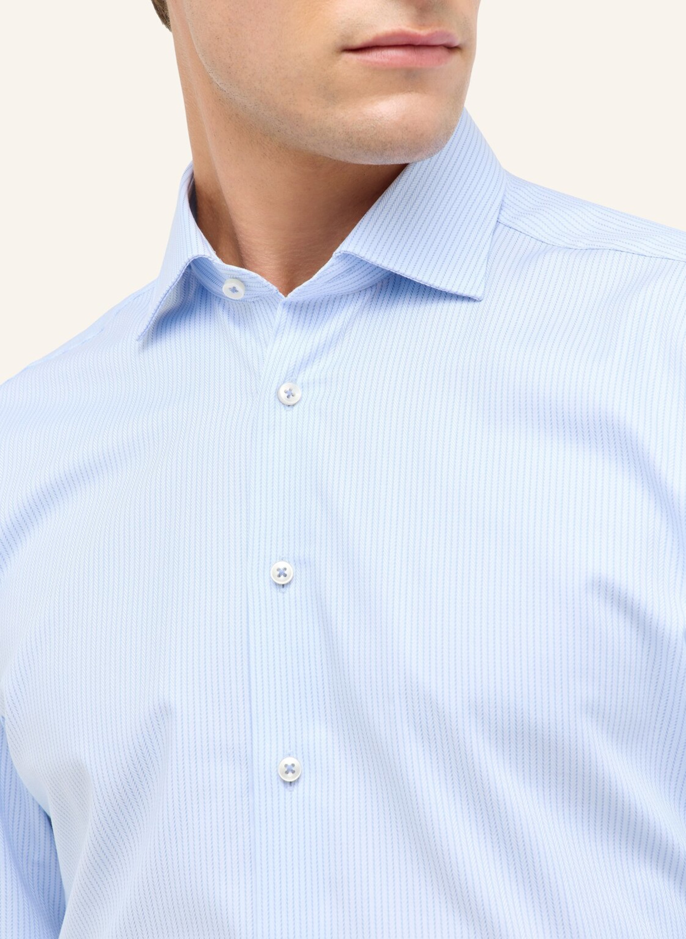 ETERNA Hemd SLIM FIT: HELLBLAU