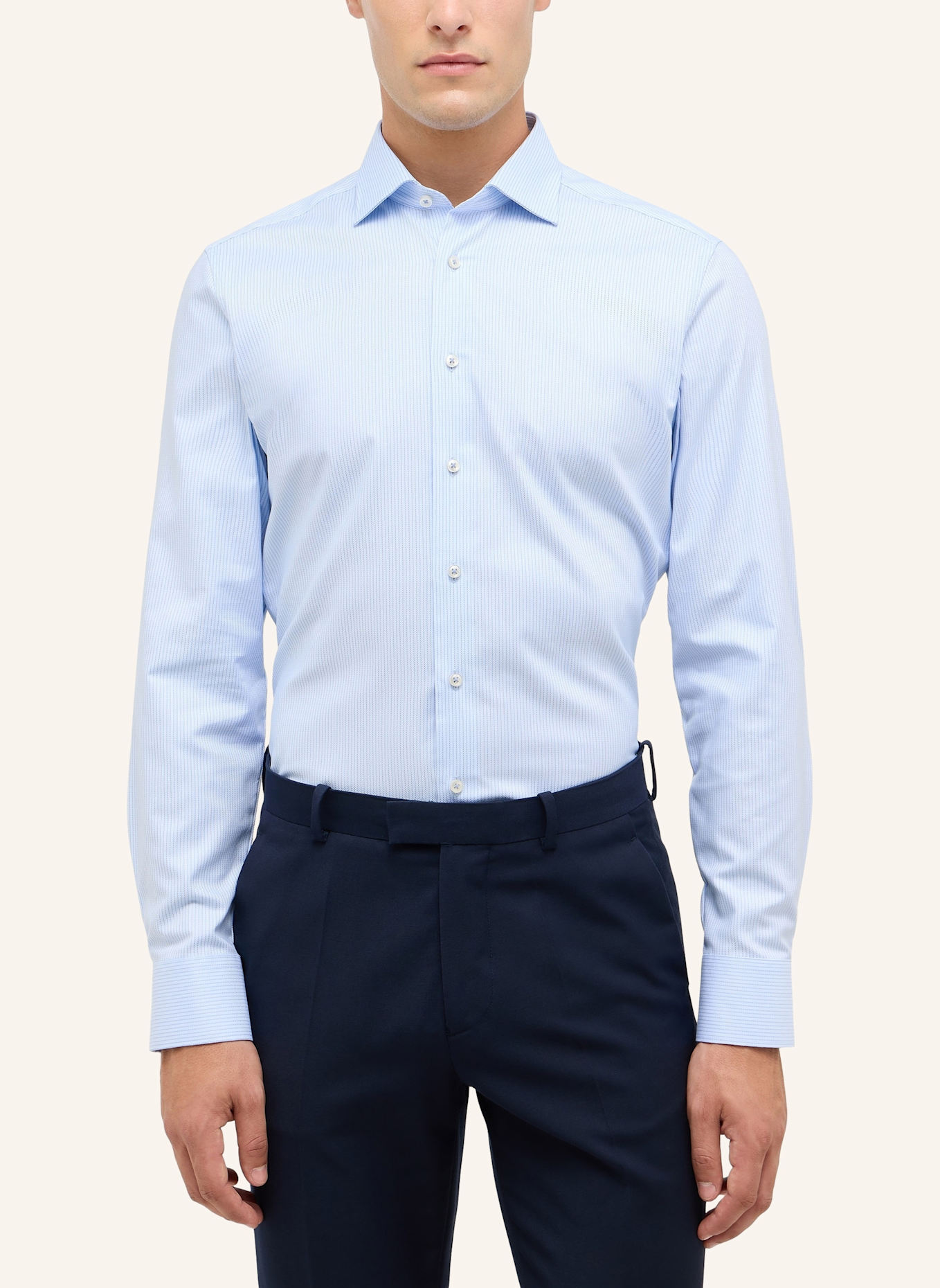 ETERNA Hemd SLIM FIT: HELLBLAU