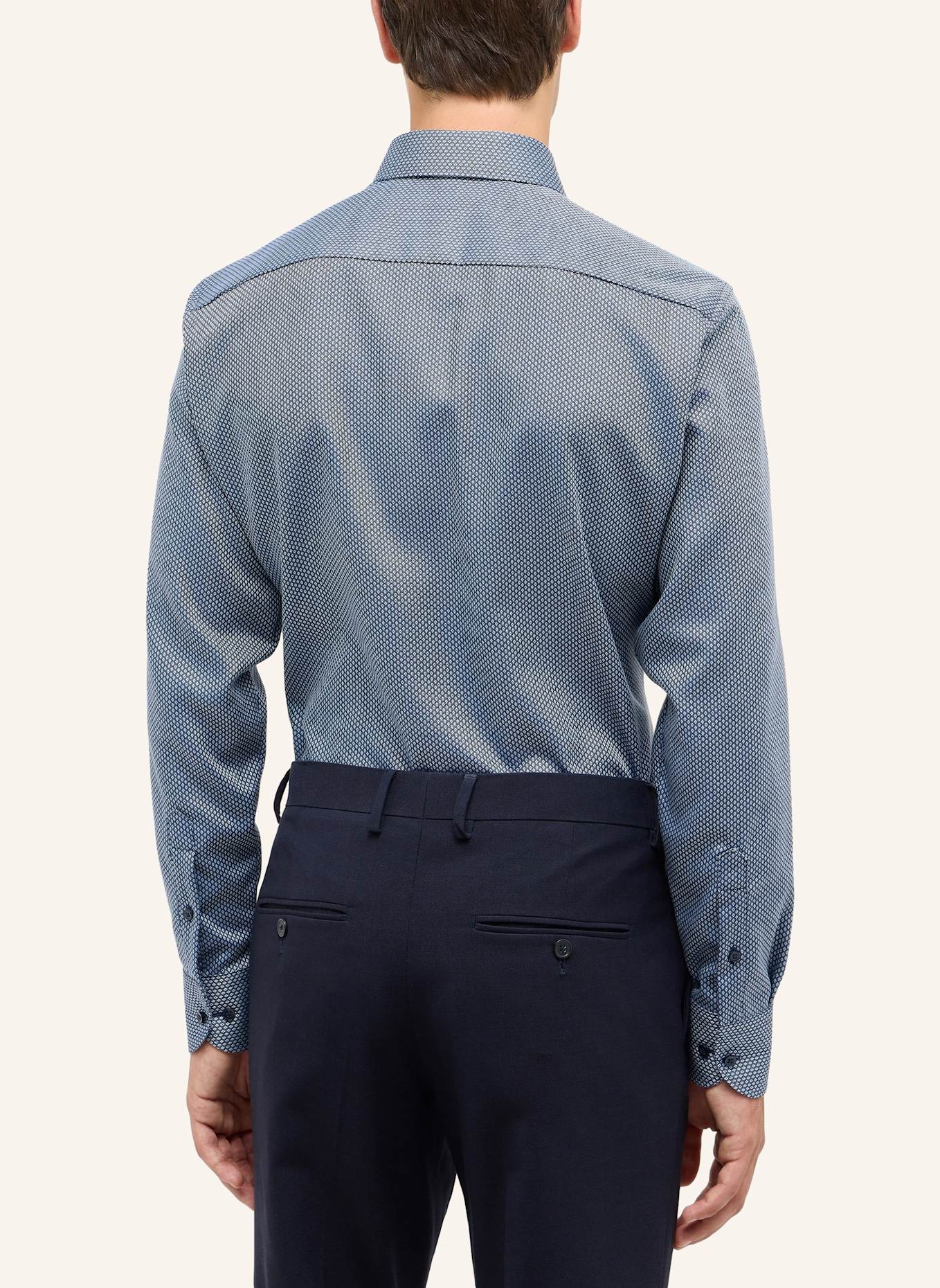 ETERNA Hemd SLIM FIT: BLAUGRAU