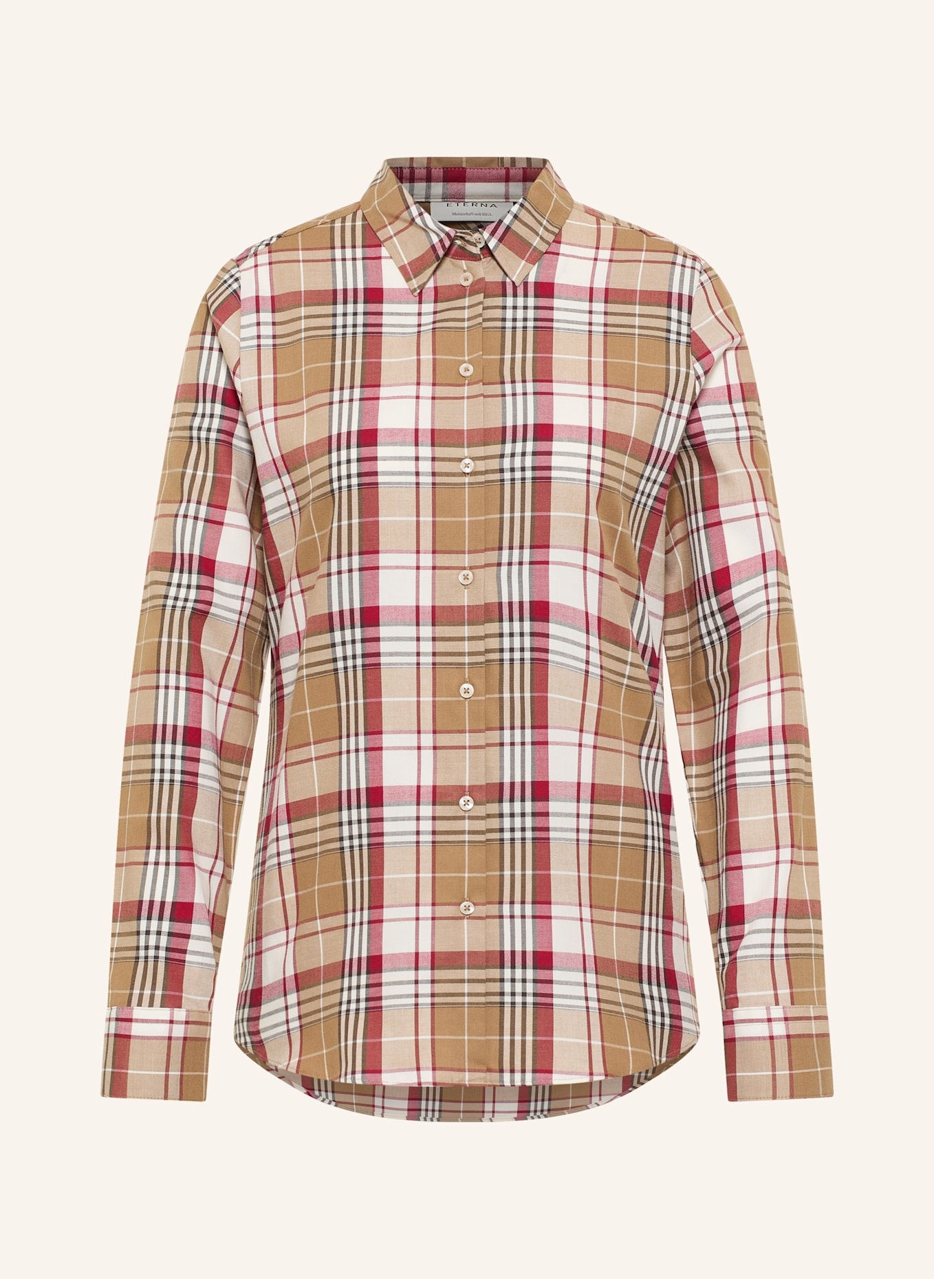 ETERNA Bluse REGULAR FIT: BEIGE