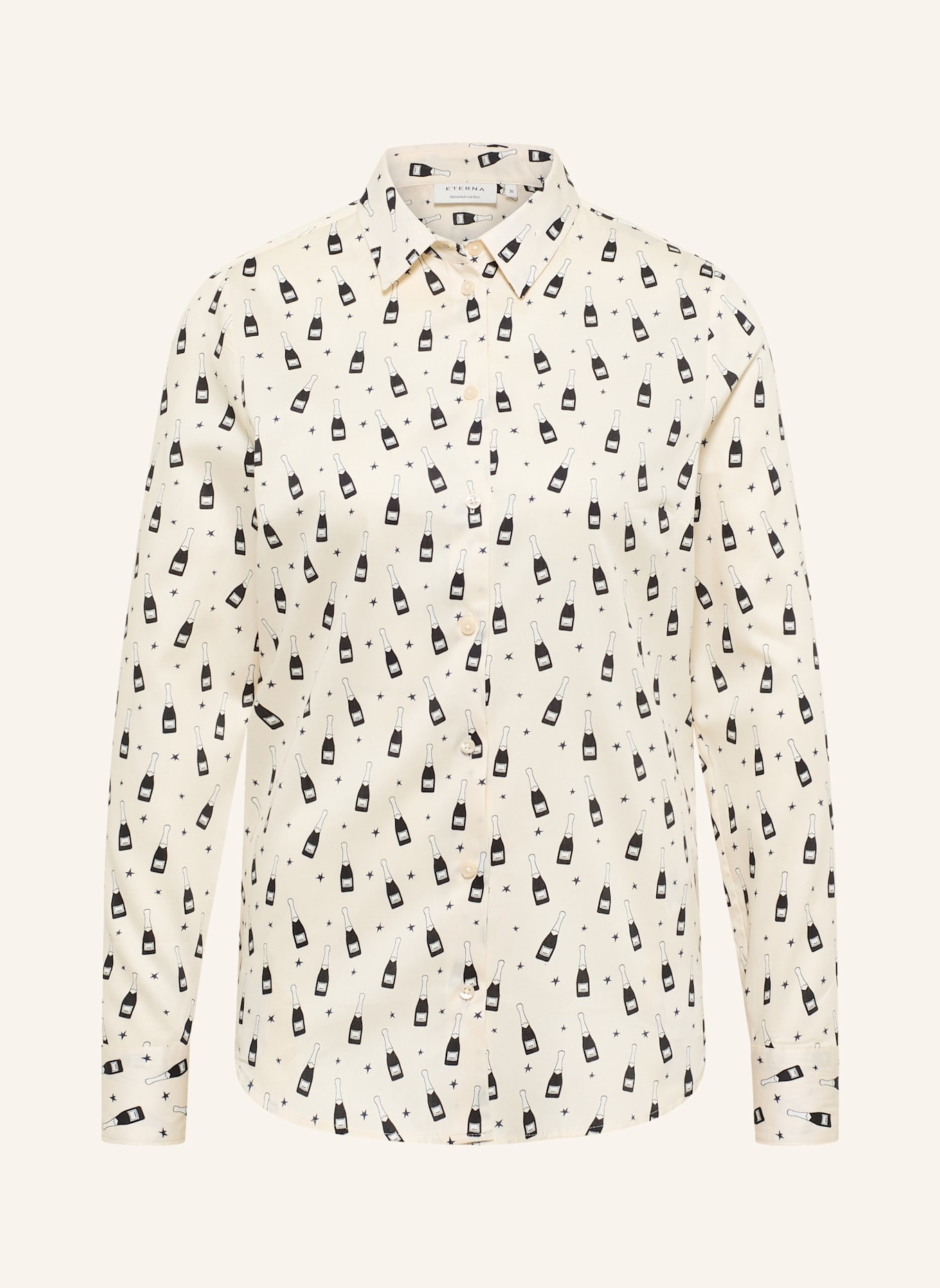 ETERNA Bluse REGULAR FIT: WEISS/ CREME