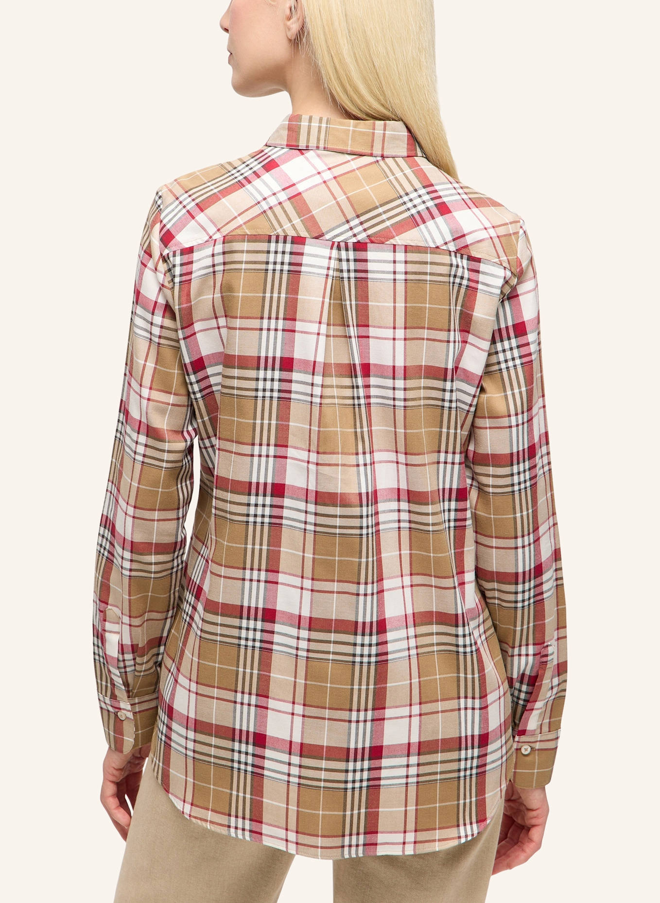 ETERNA Bluse REGULAR FIT: BEIGE