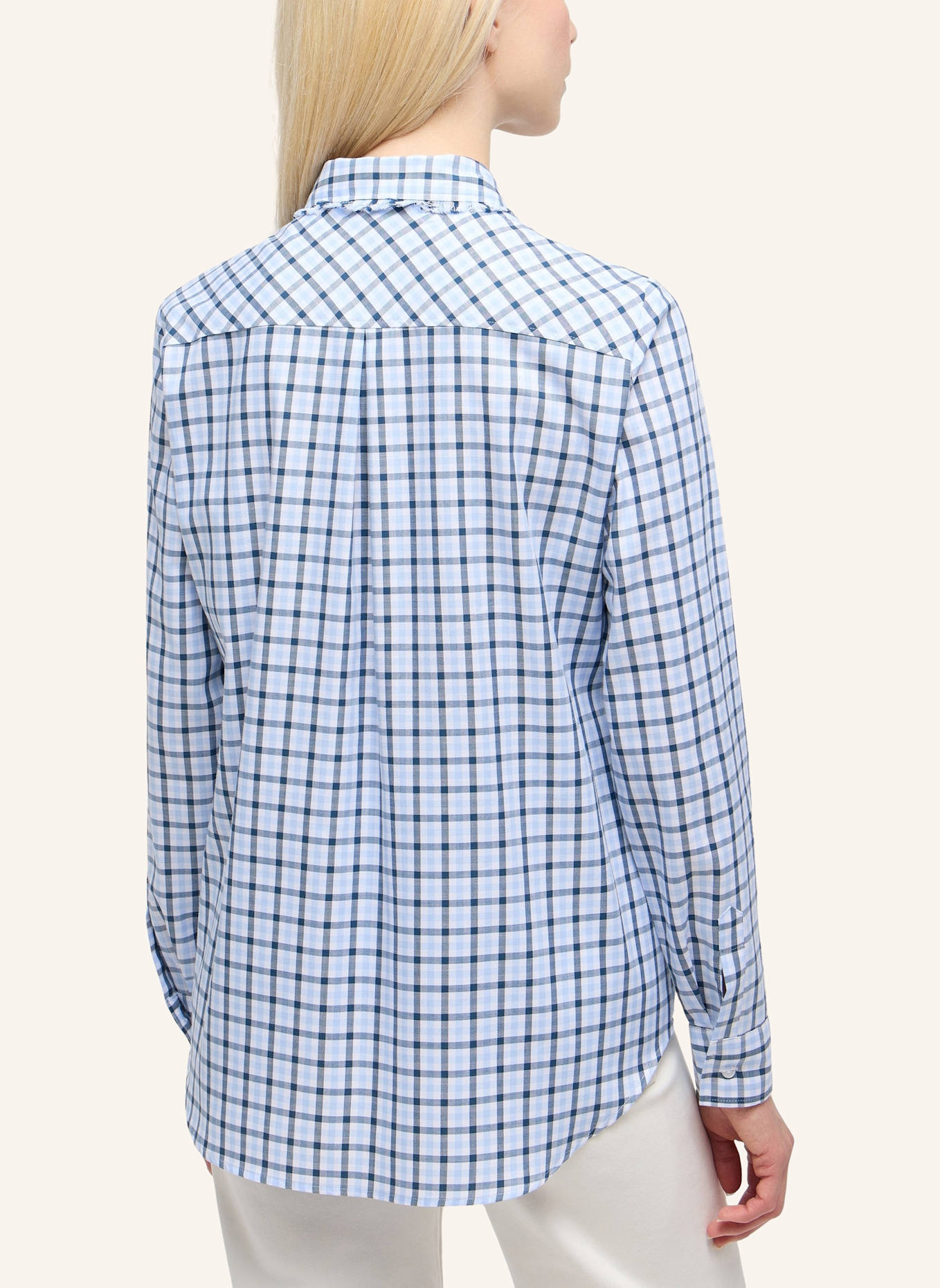 ETERNA Bluse REGULAR FIT: HELLBLAU