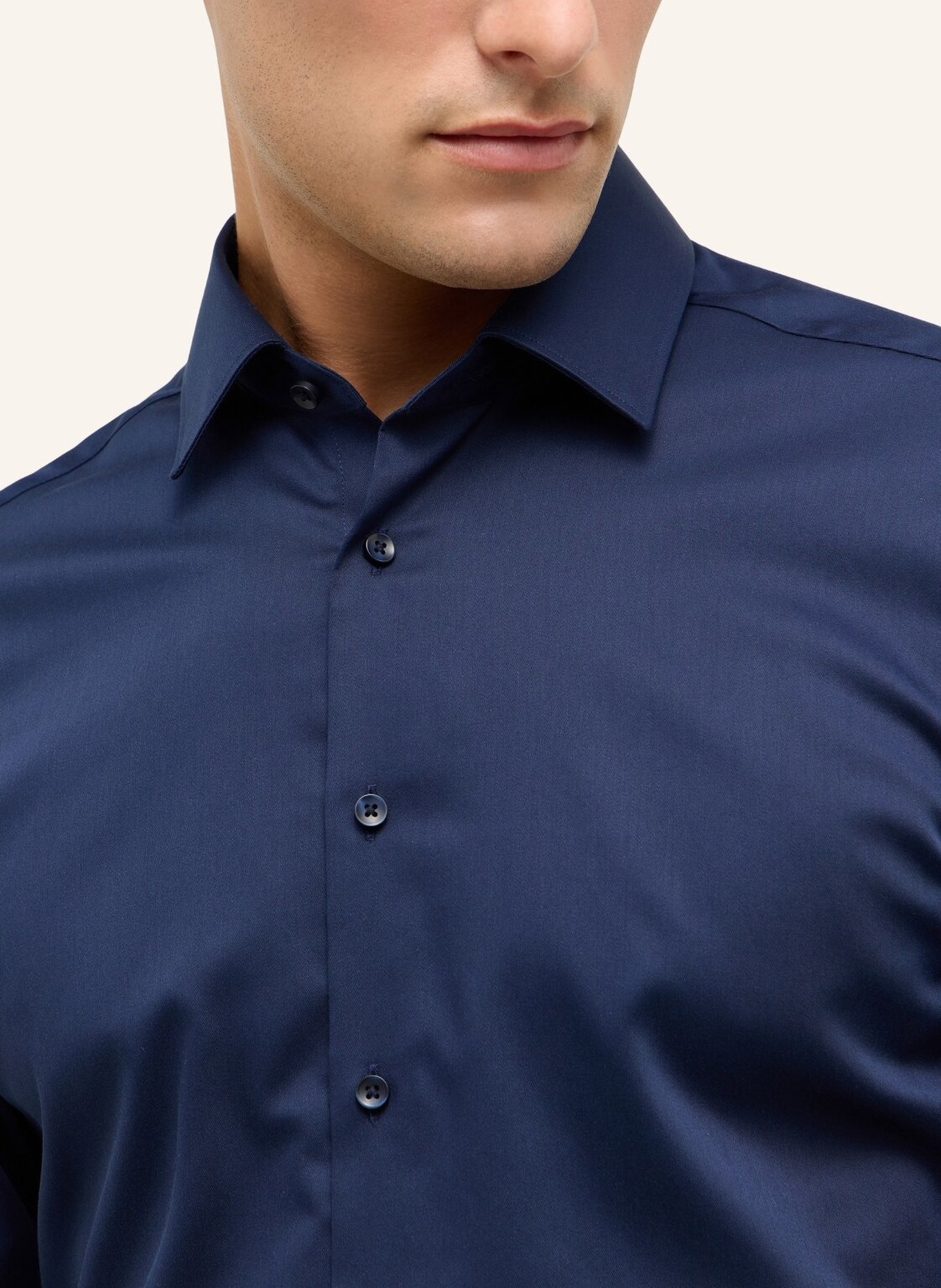 ETERNA Hemd SLIM FIT: DUNKELBLAU