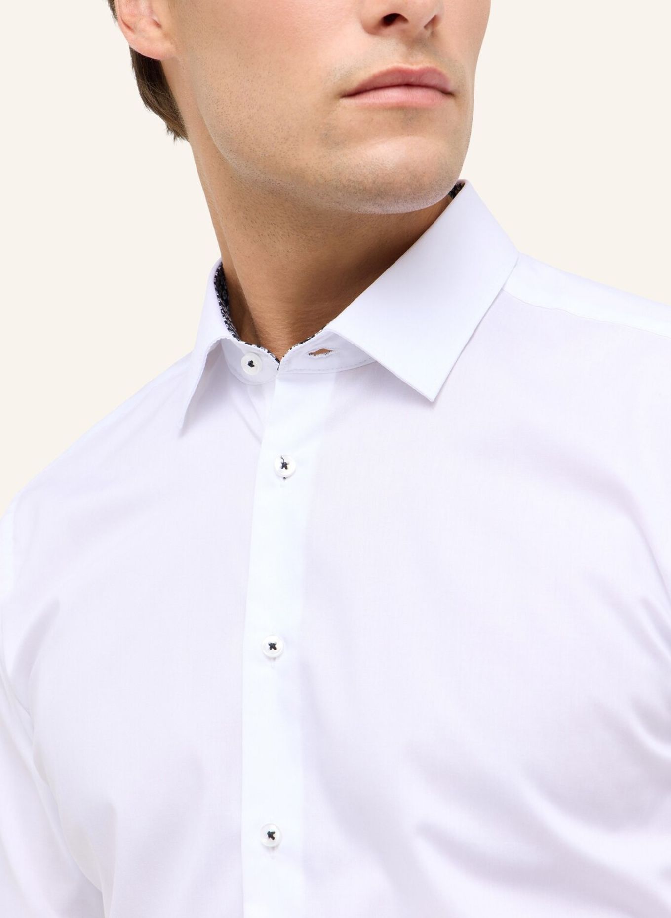 ETERNA Hemd SLIM FIT: WEISS