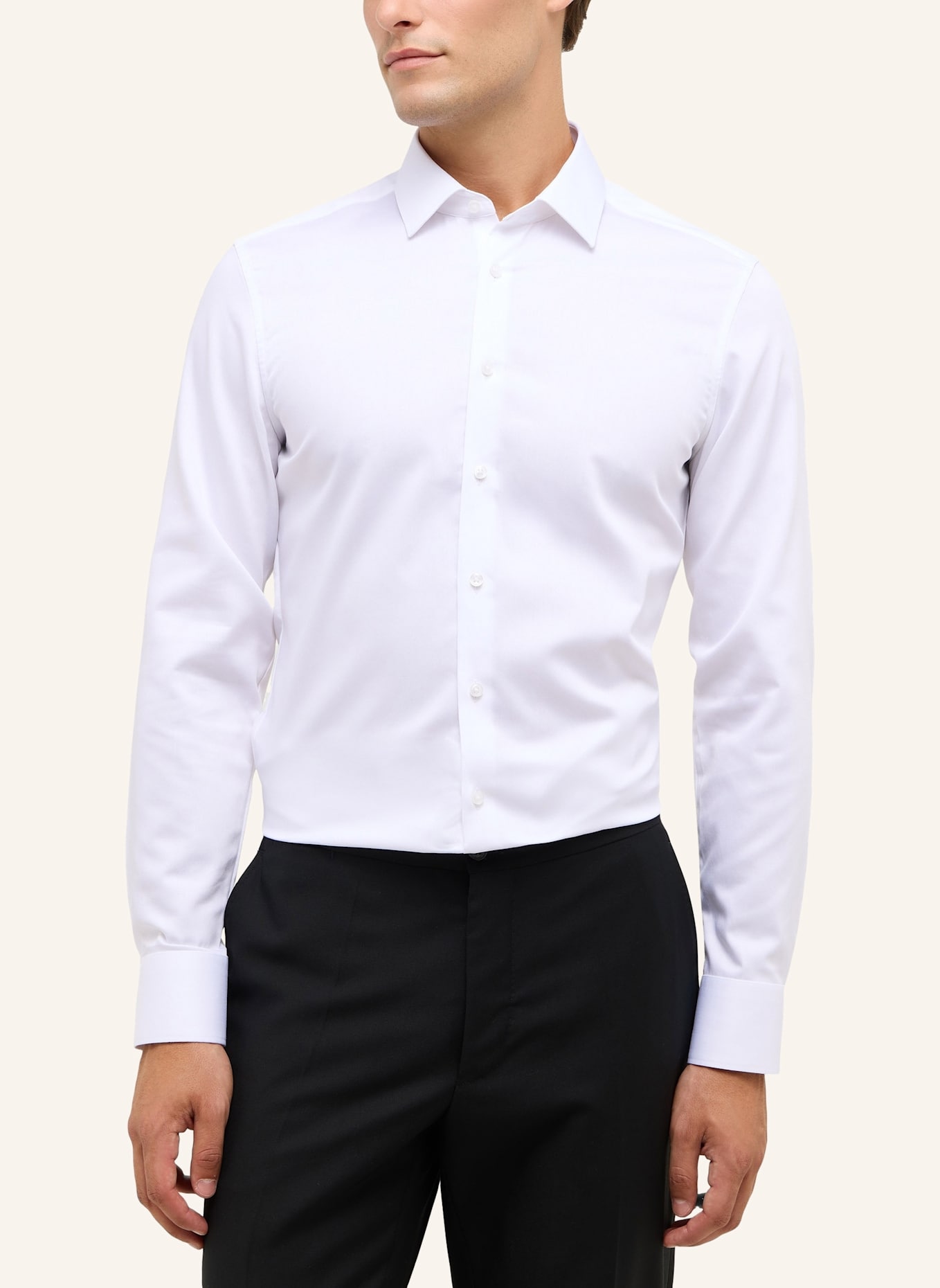 ETERNA Hemd SLIM FIT: WEISS