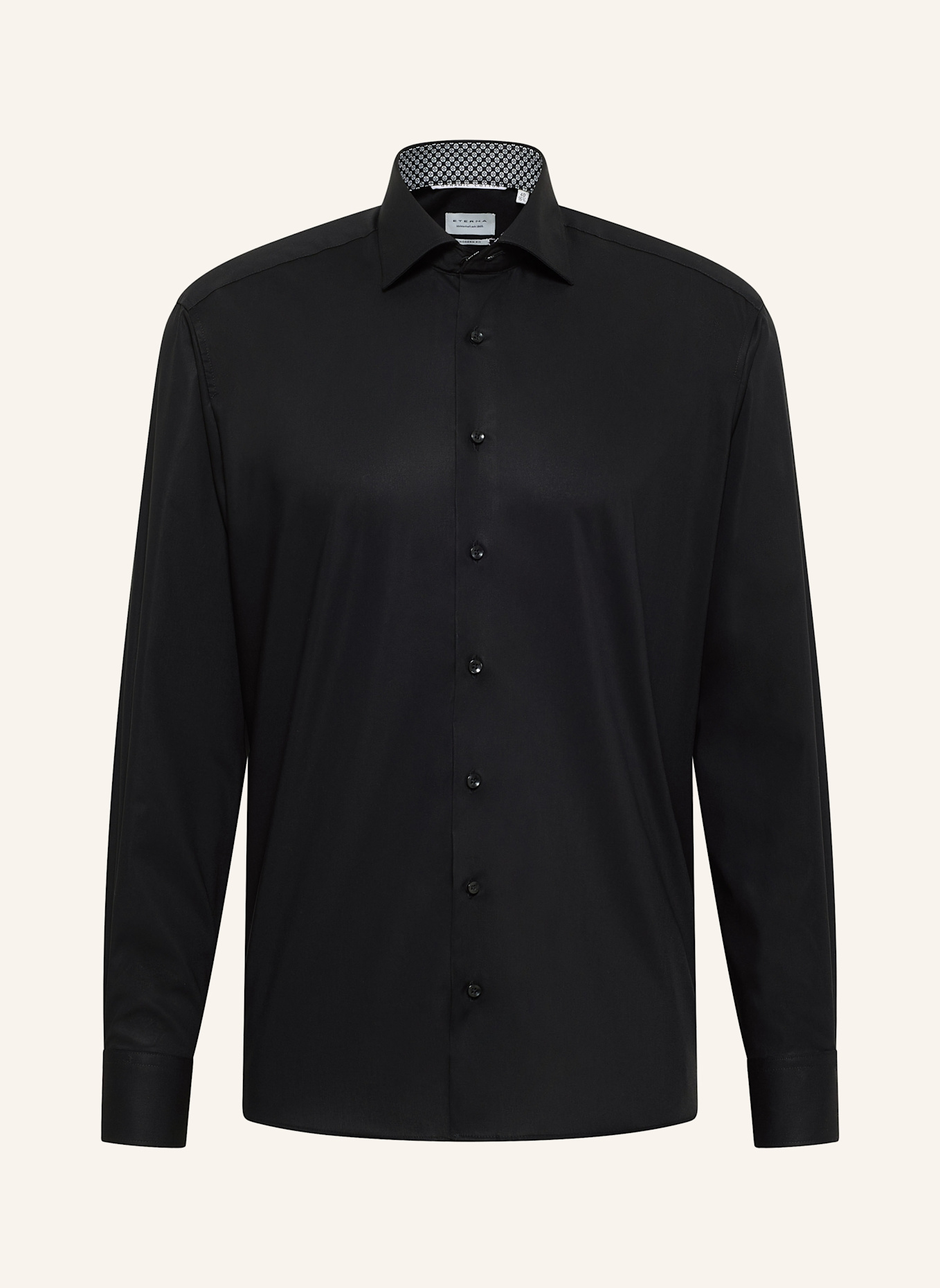 ETERNA Hemd MODERN FIT: SCHWARZ