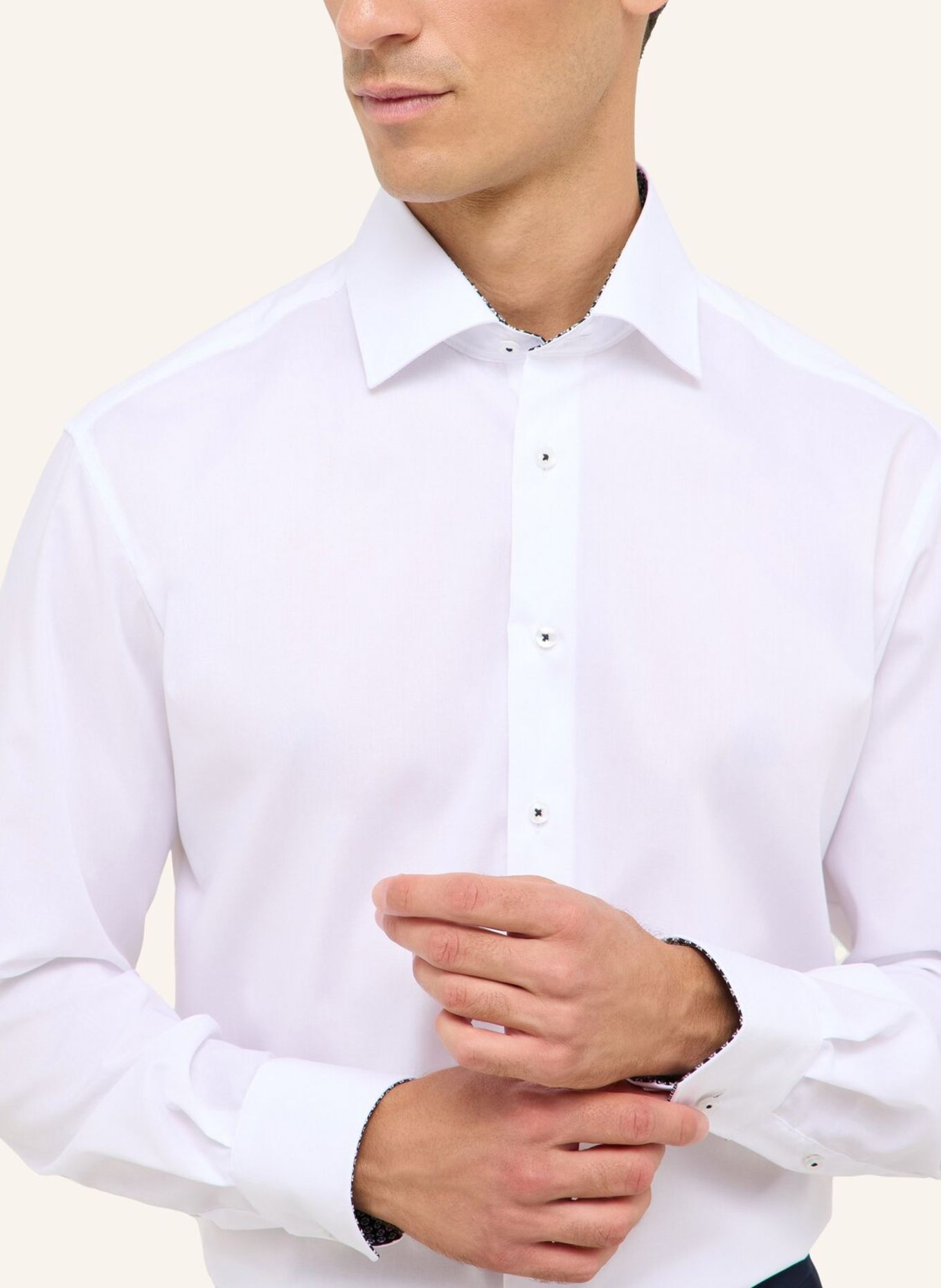 ETERNA Hemd MODERN FIT: WEISS