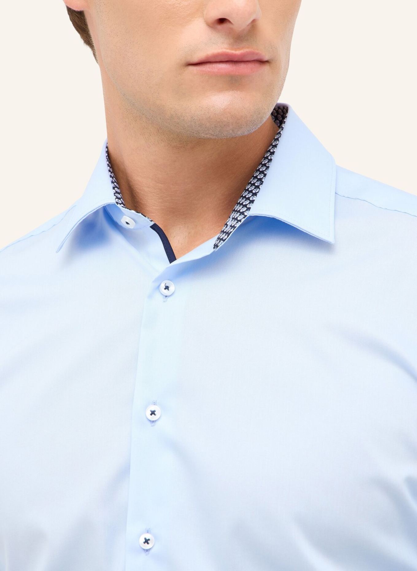 ETERNA Hemd SLIM FIT: HELLBLAU