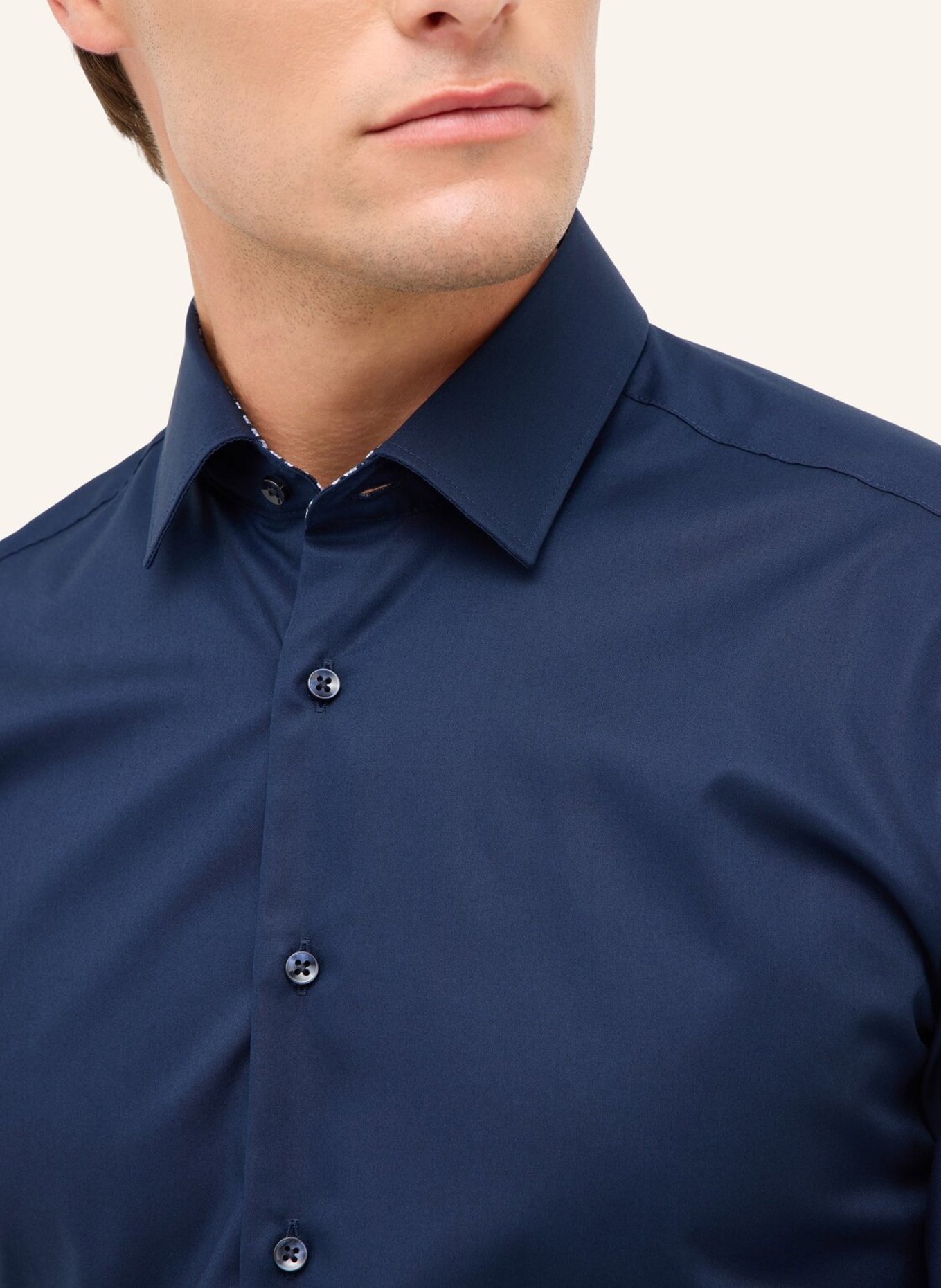 ETERNA Hemd SLIM FIT: DUNKELBLAU