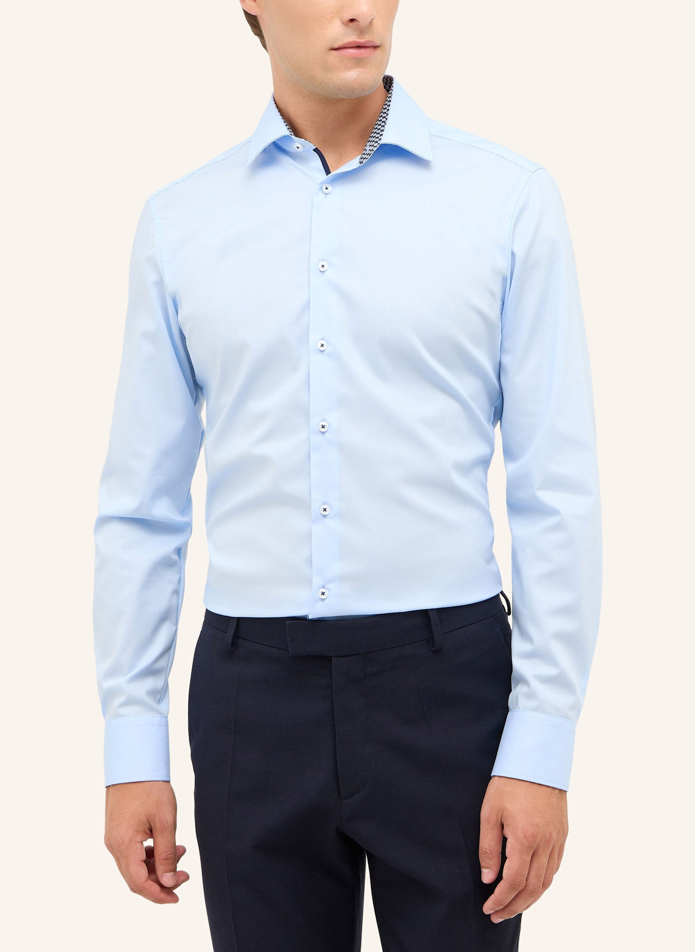 ETERNA Hemd SLIM FIT: HELLBLAU