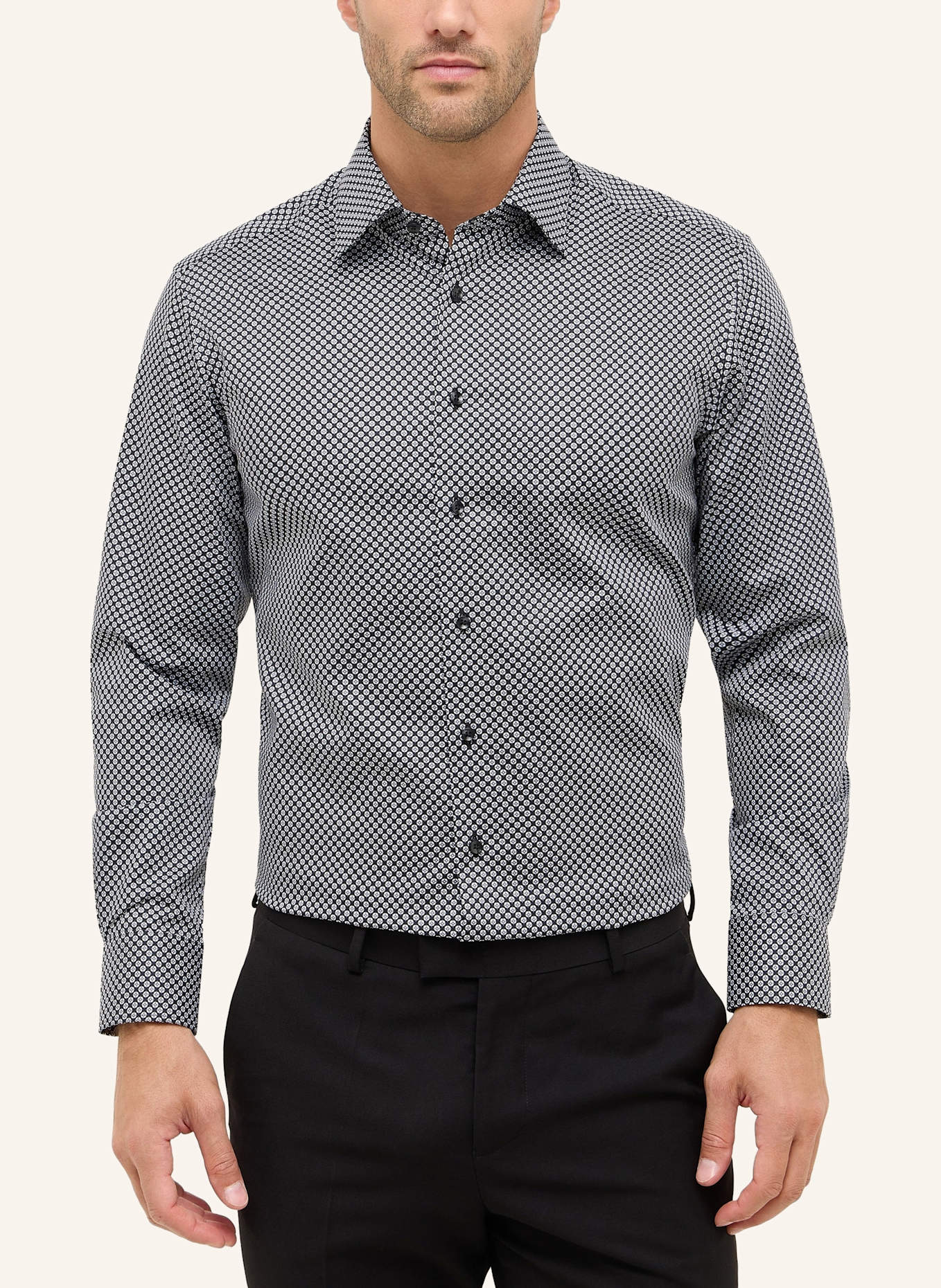 ETERNA Hemd Modern Fit: GRAU