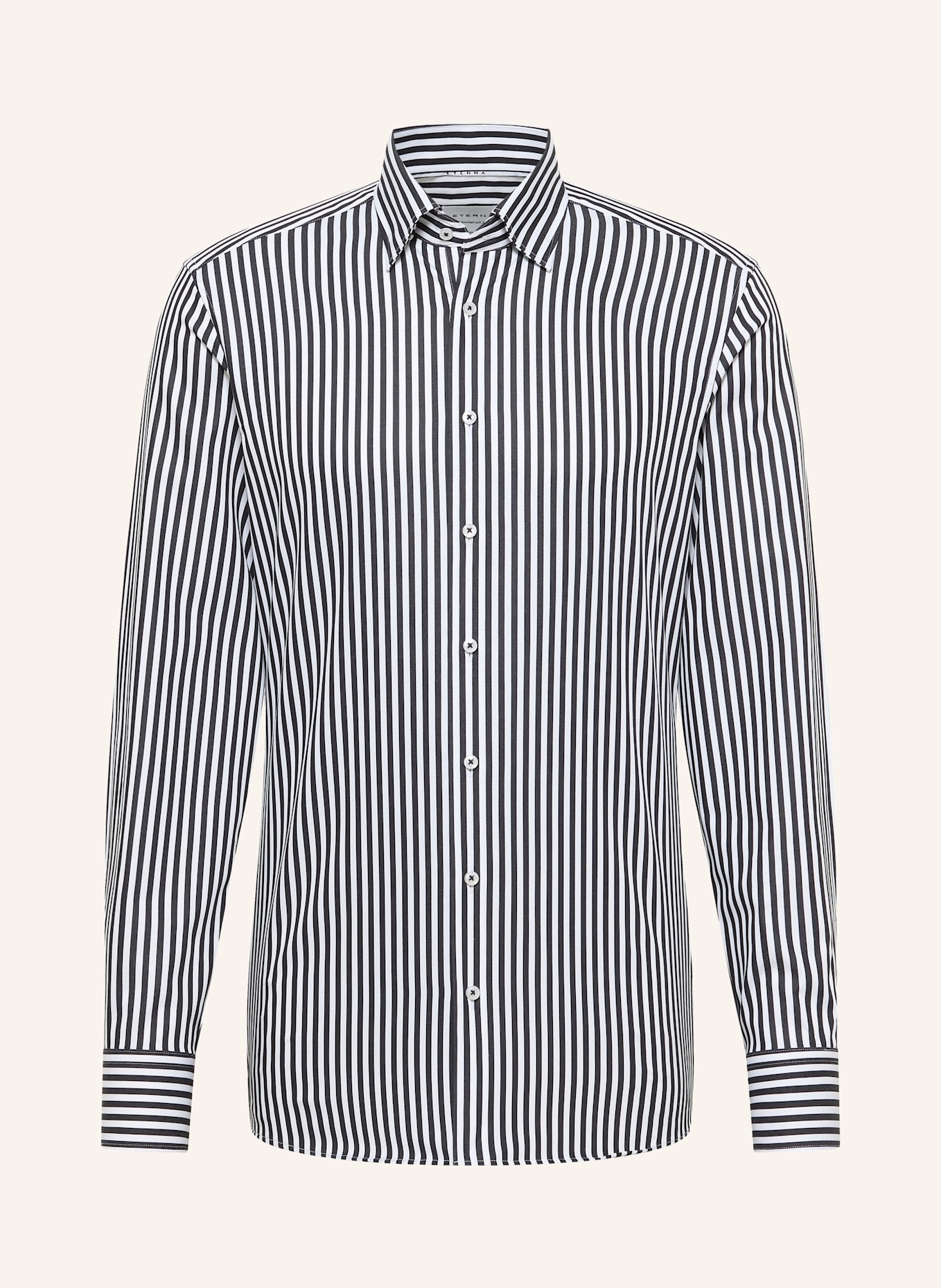 ETERNA Hemd SLIM FIT: SCHWARZ