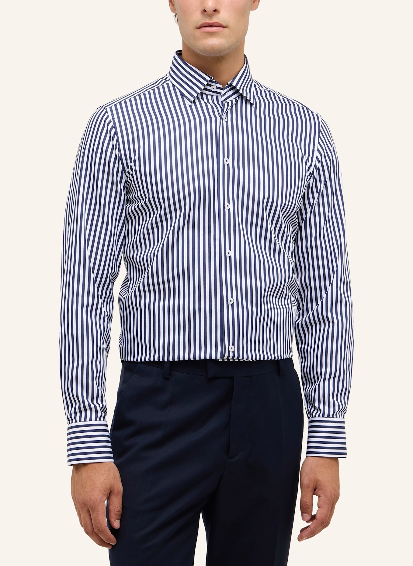 ETERNA Hemd SLIM FIT: BLAU