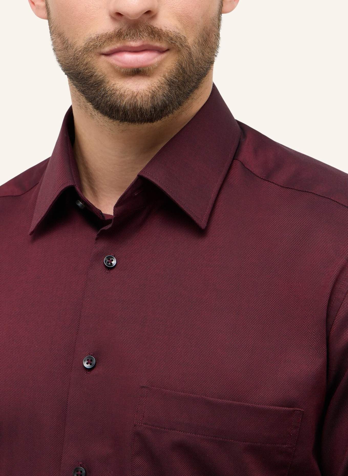 ETERNA Piqué-Hemd Comfort Fit: LILA