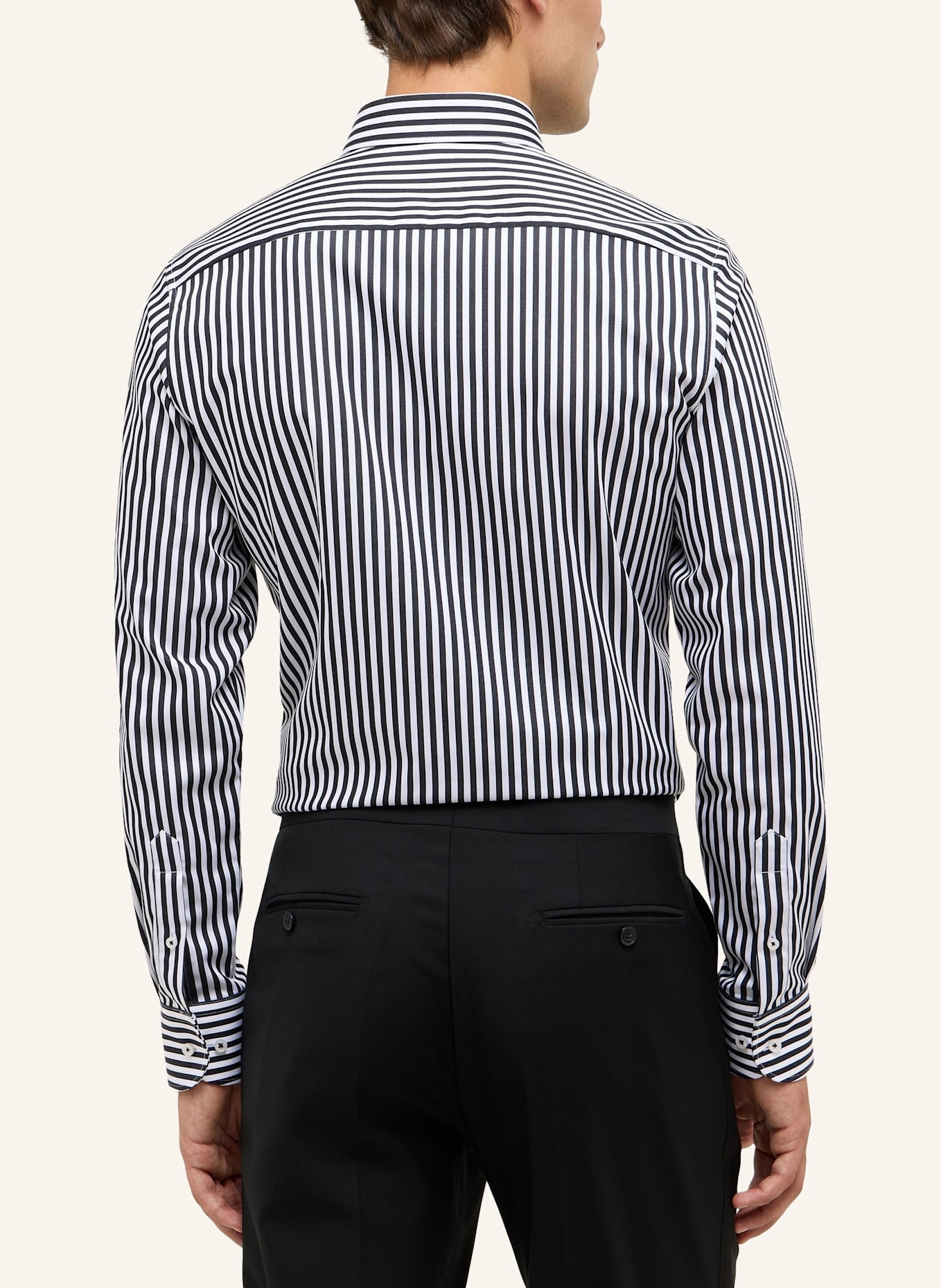 ETERNA Hemd SLIM FIT: SCHWARZ