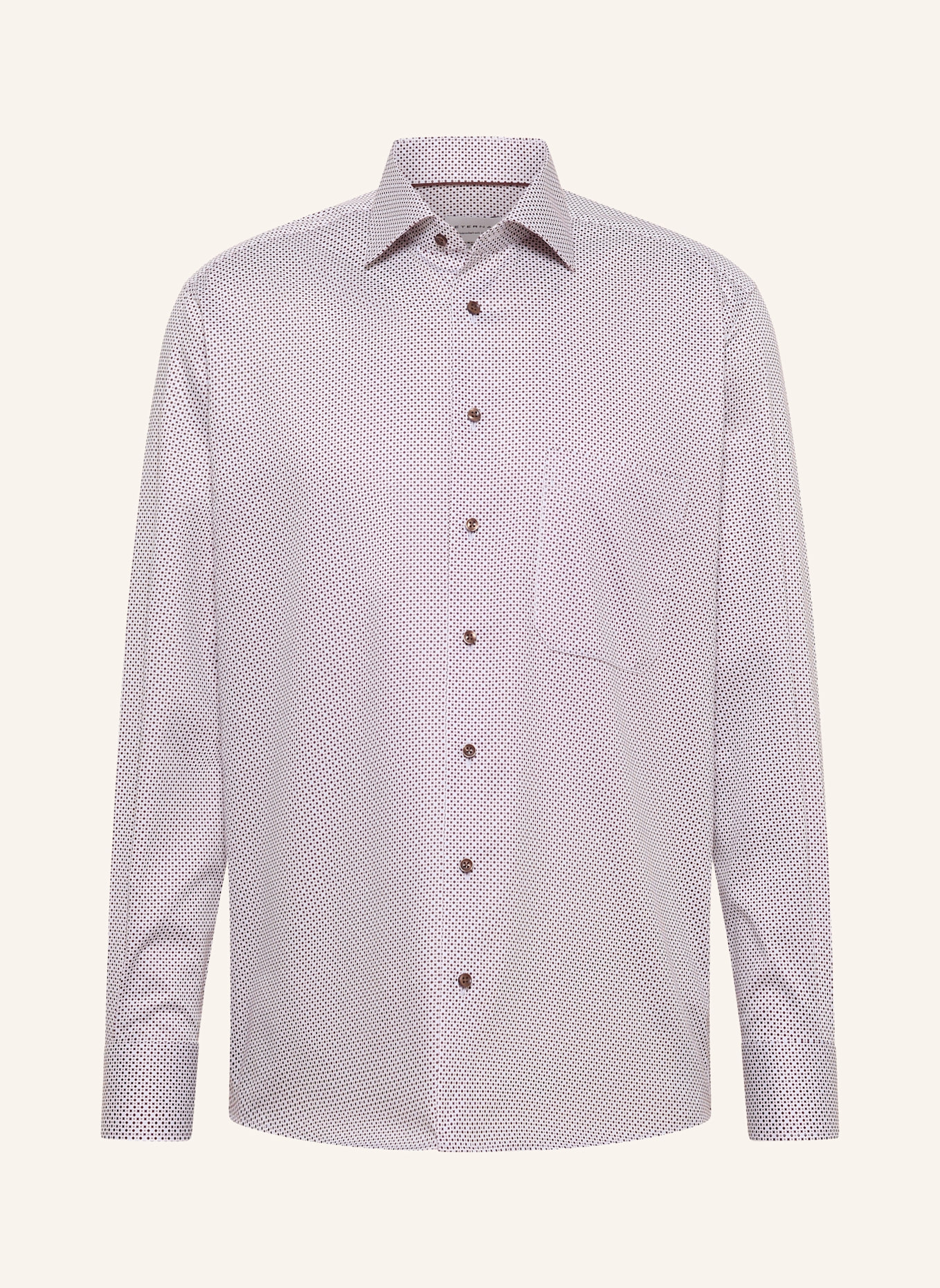 ETERNA Hemd COMFORT FIT: BRAUN