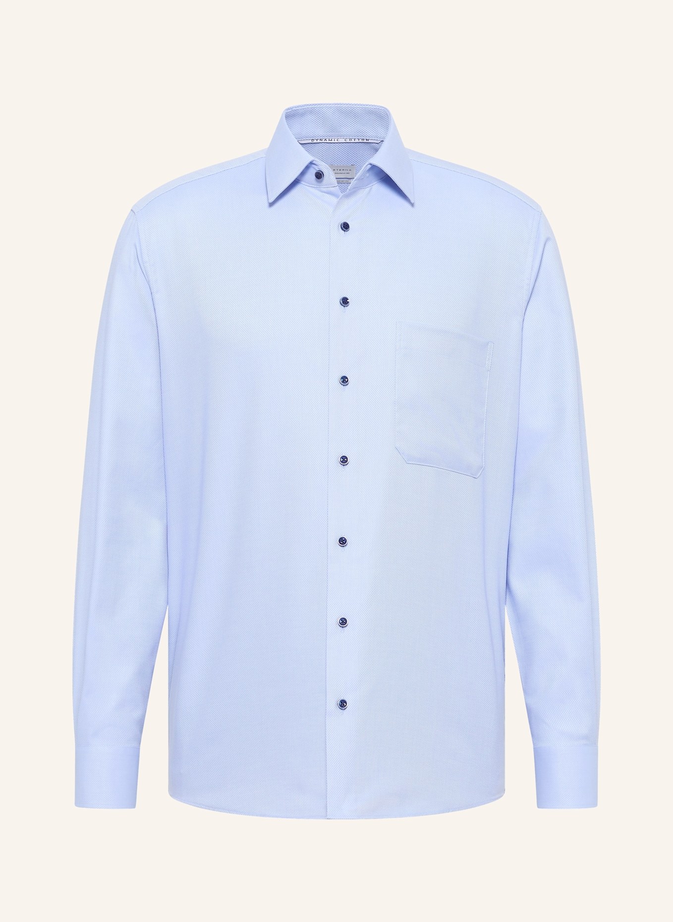 ETERNA Hemd Comfort Fit: HELLBLAU