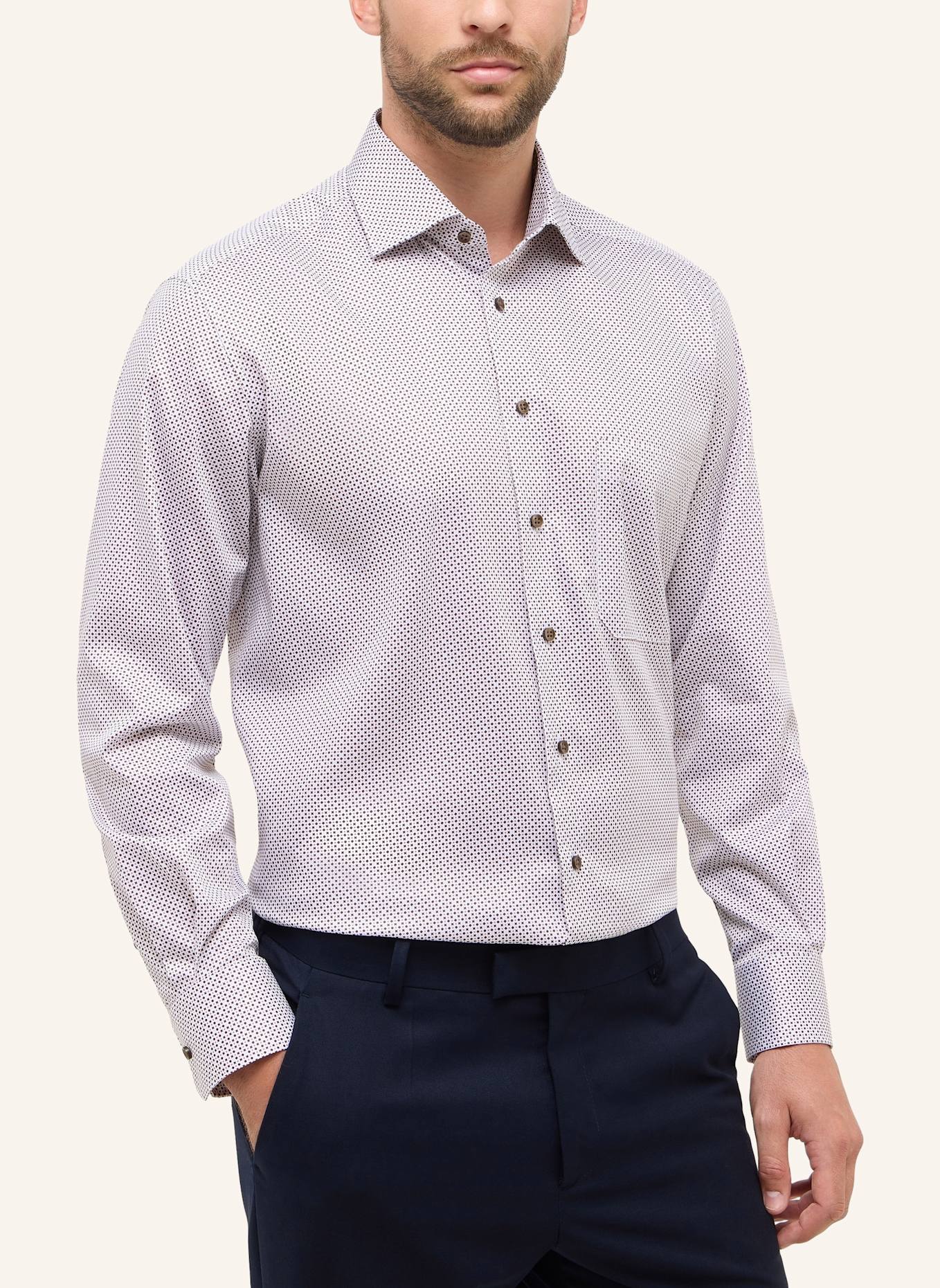 ETERNA Hemd COMFORT FIT: BRAUN